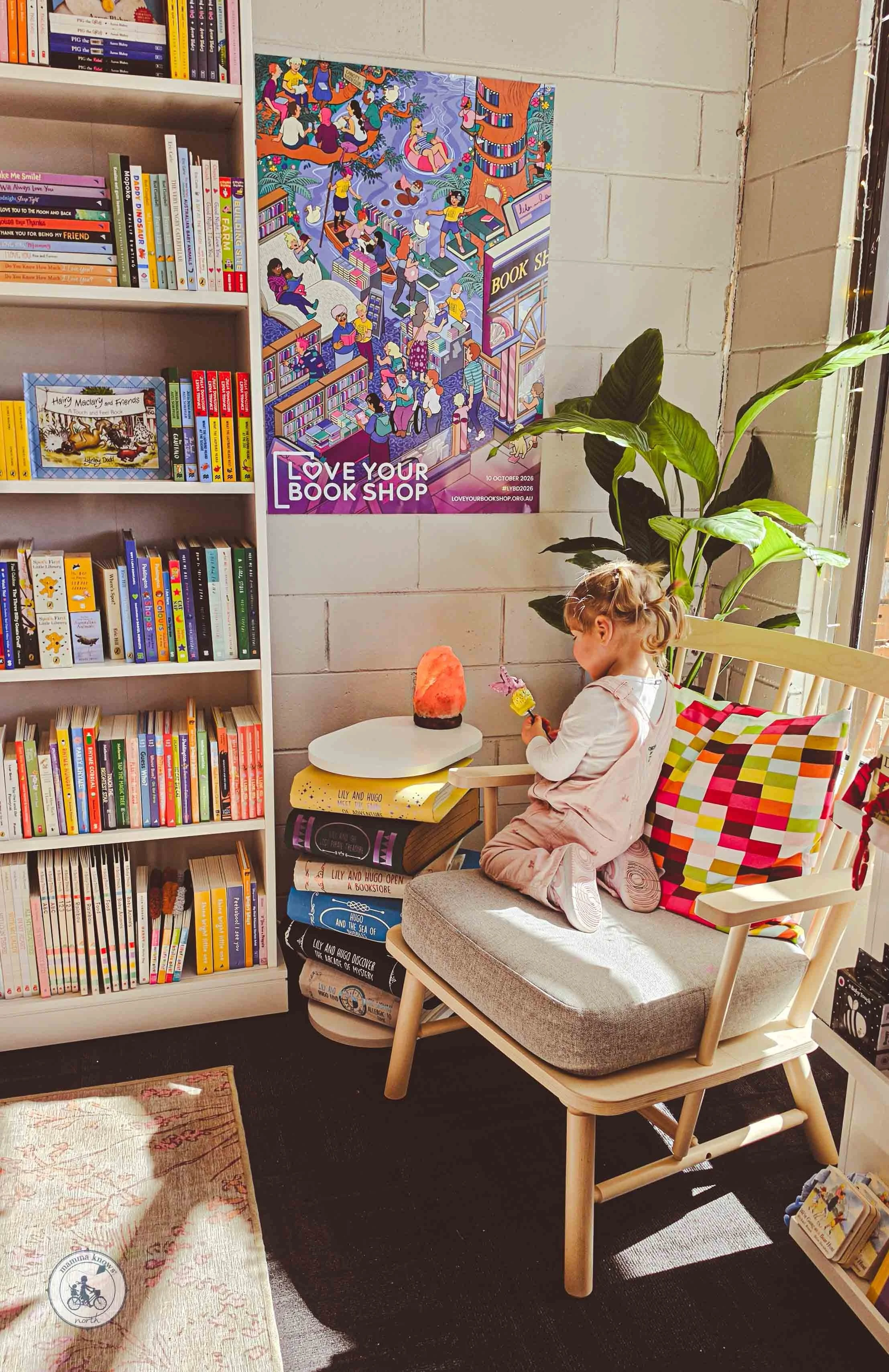 Lily and Hugo's Bookstore, Sunbury, Copyright Mamma Knows North