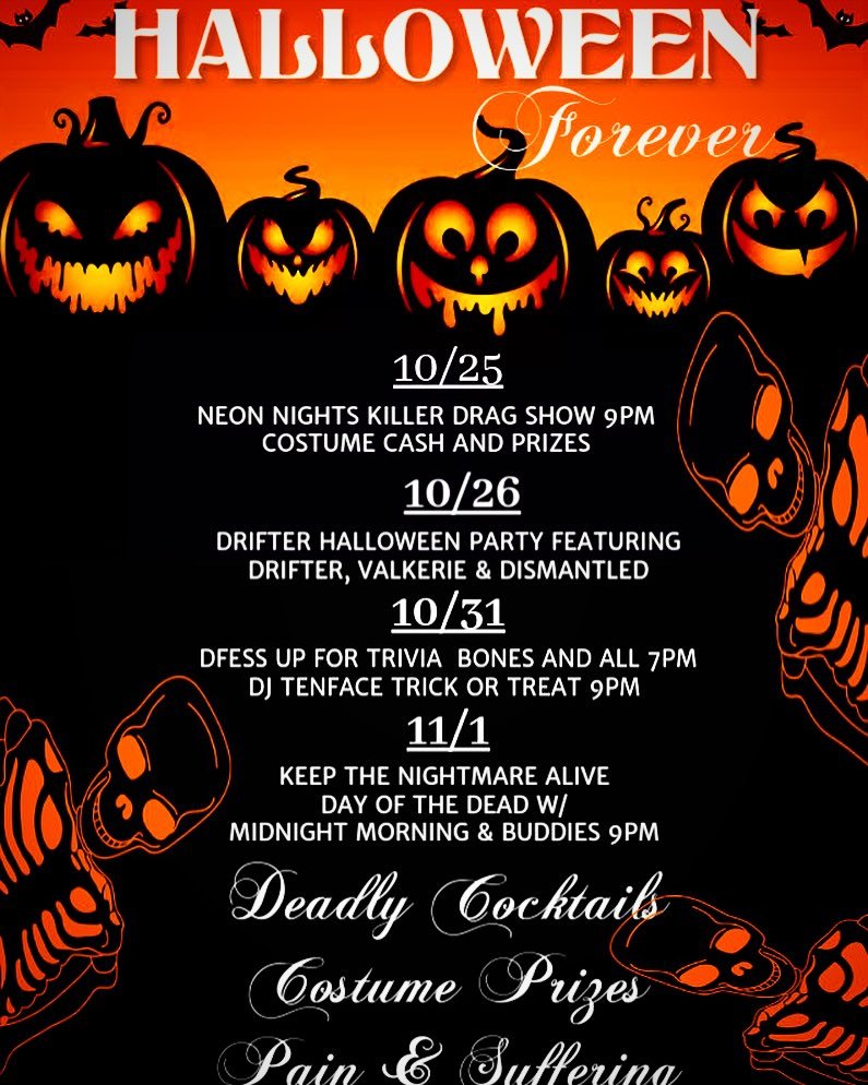 Halloween for Life
Hell of opportunity to celebrate with us all week. Don&rsquo;t be scared homie