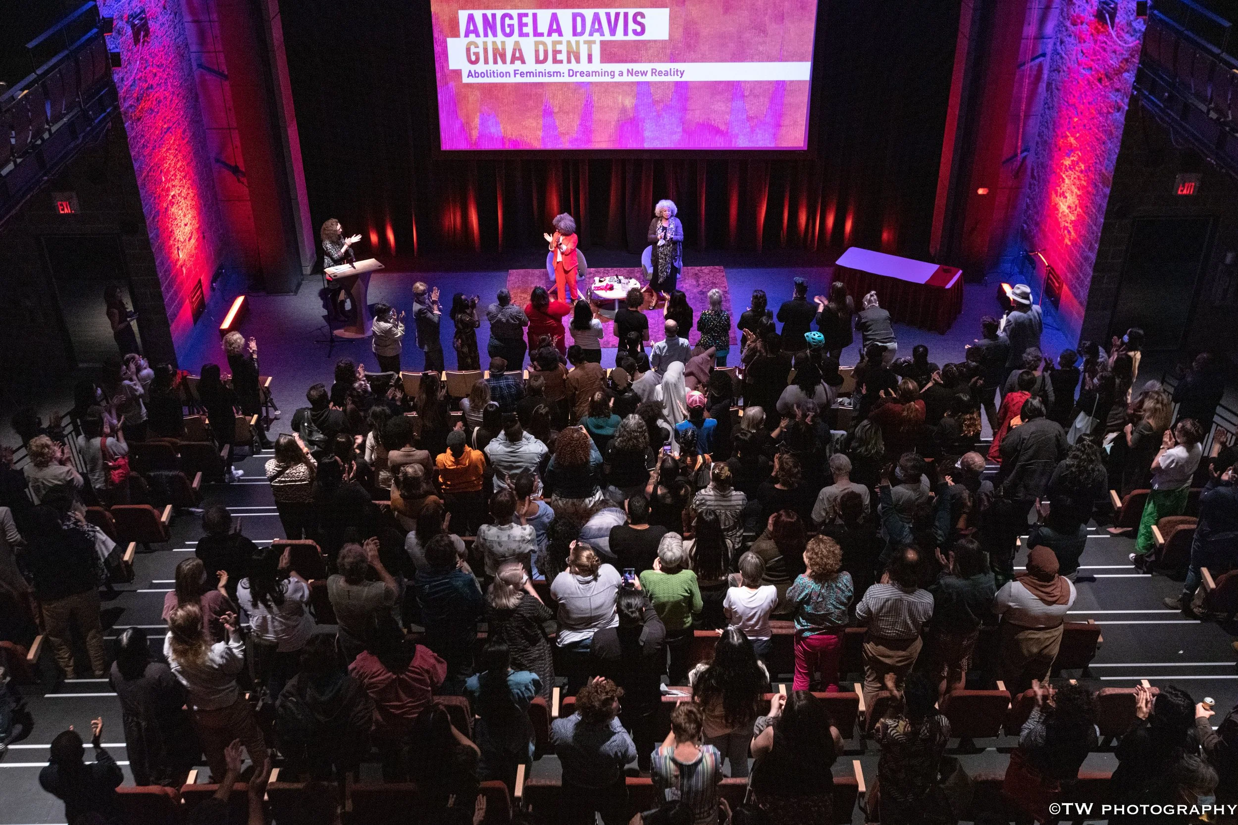 Standing Ovation for Angela & Gina post-keynote address