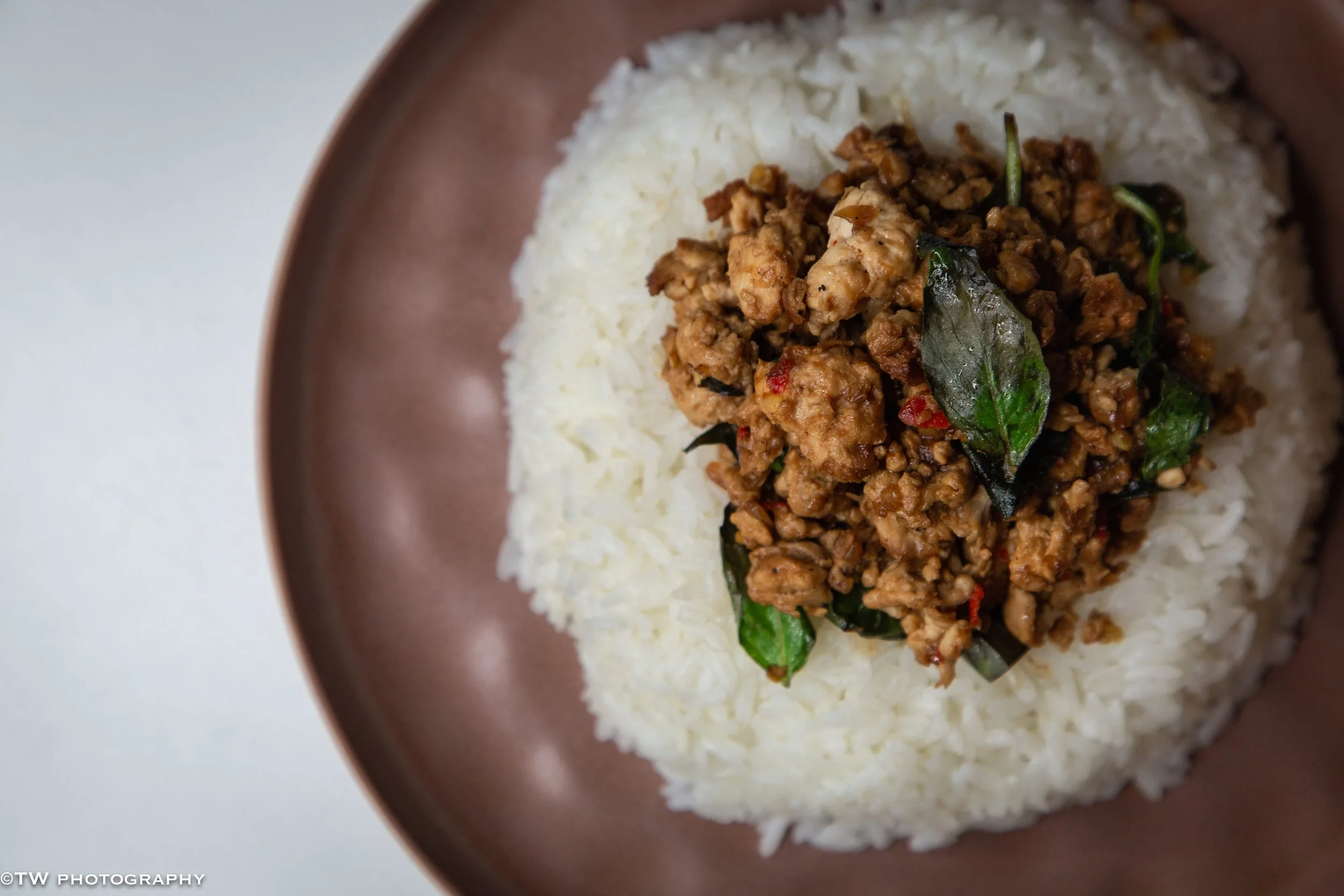Pad Krawpow Gai (Thai Basil Chicken)