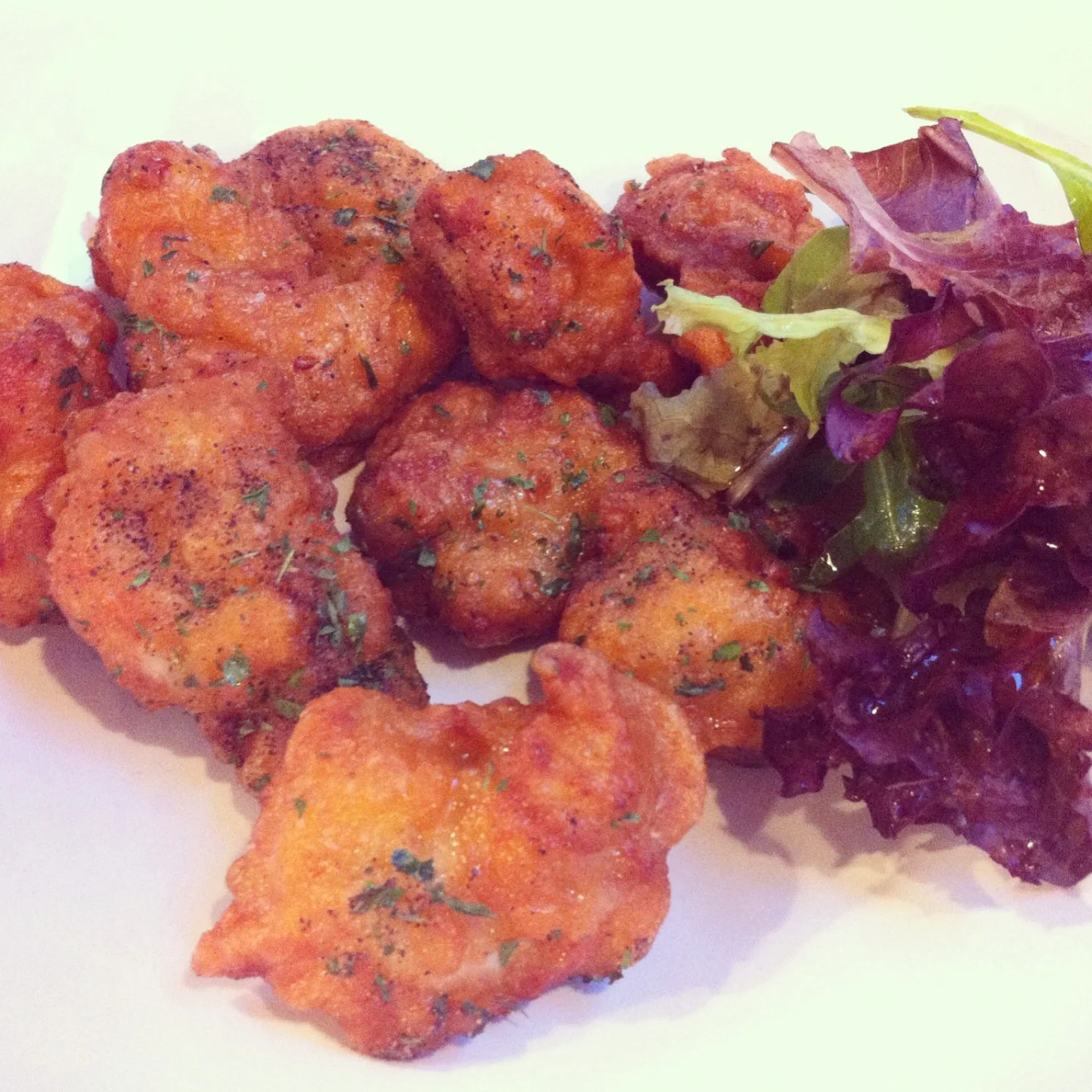 Korean style salt and pepper chicken at Topokki Birmingham