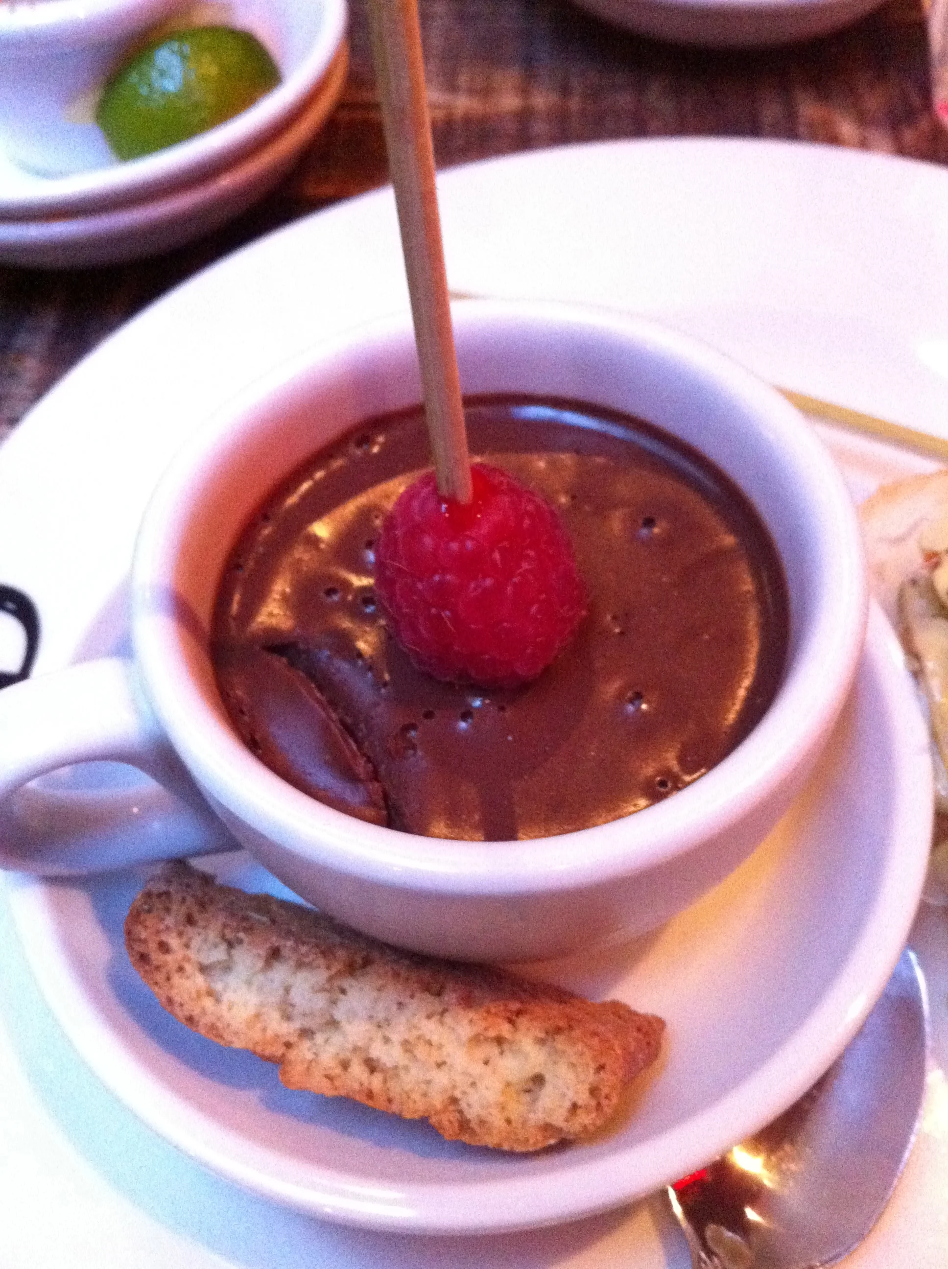 Chocolate mousse at Pix Pintxos Covent Garden