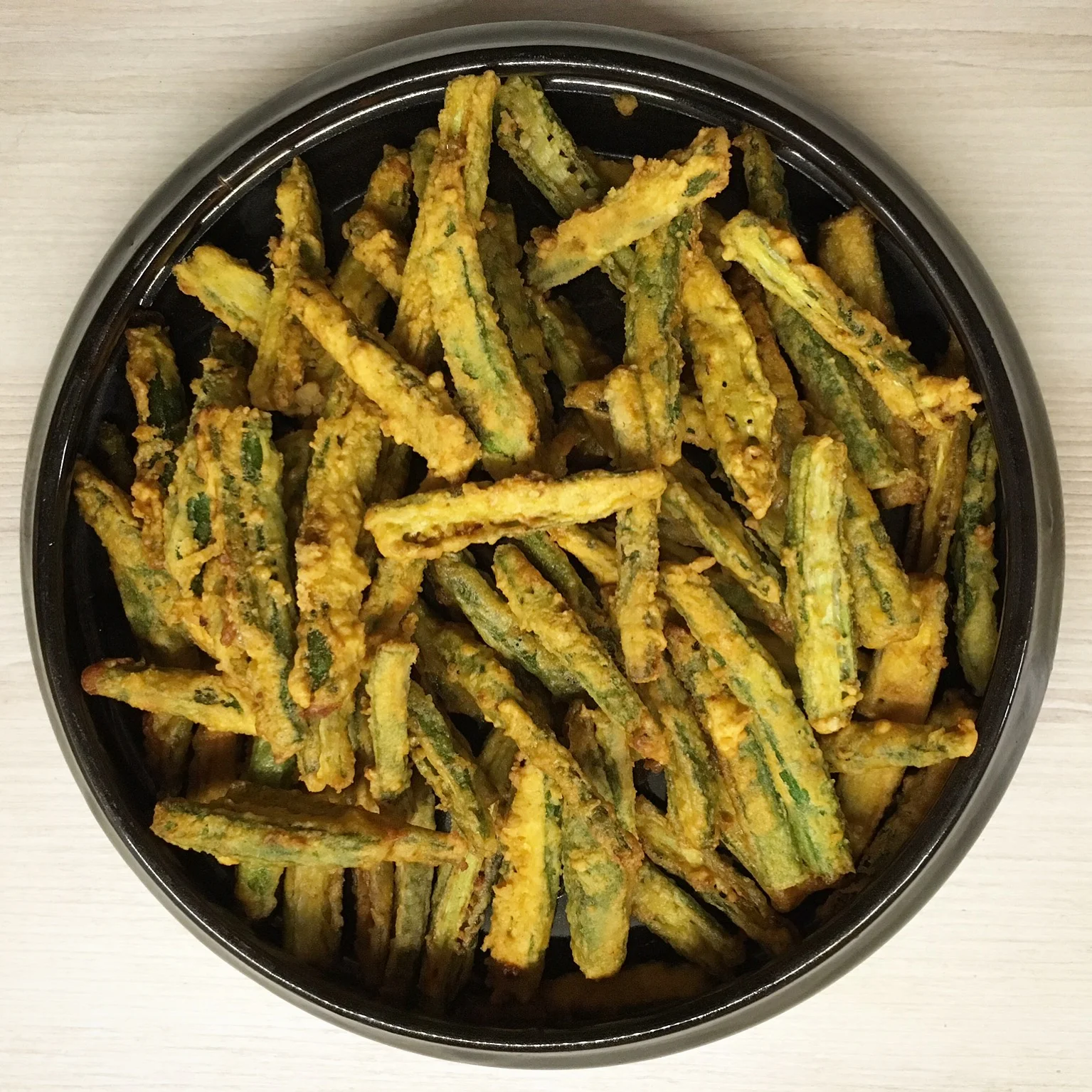 Fried okra recipe
