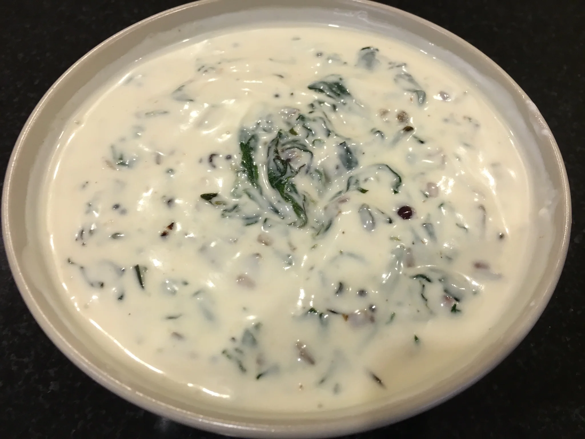 Recipe: Spinach raita