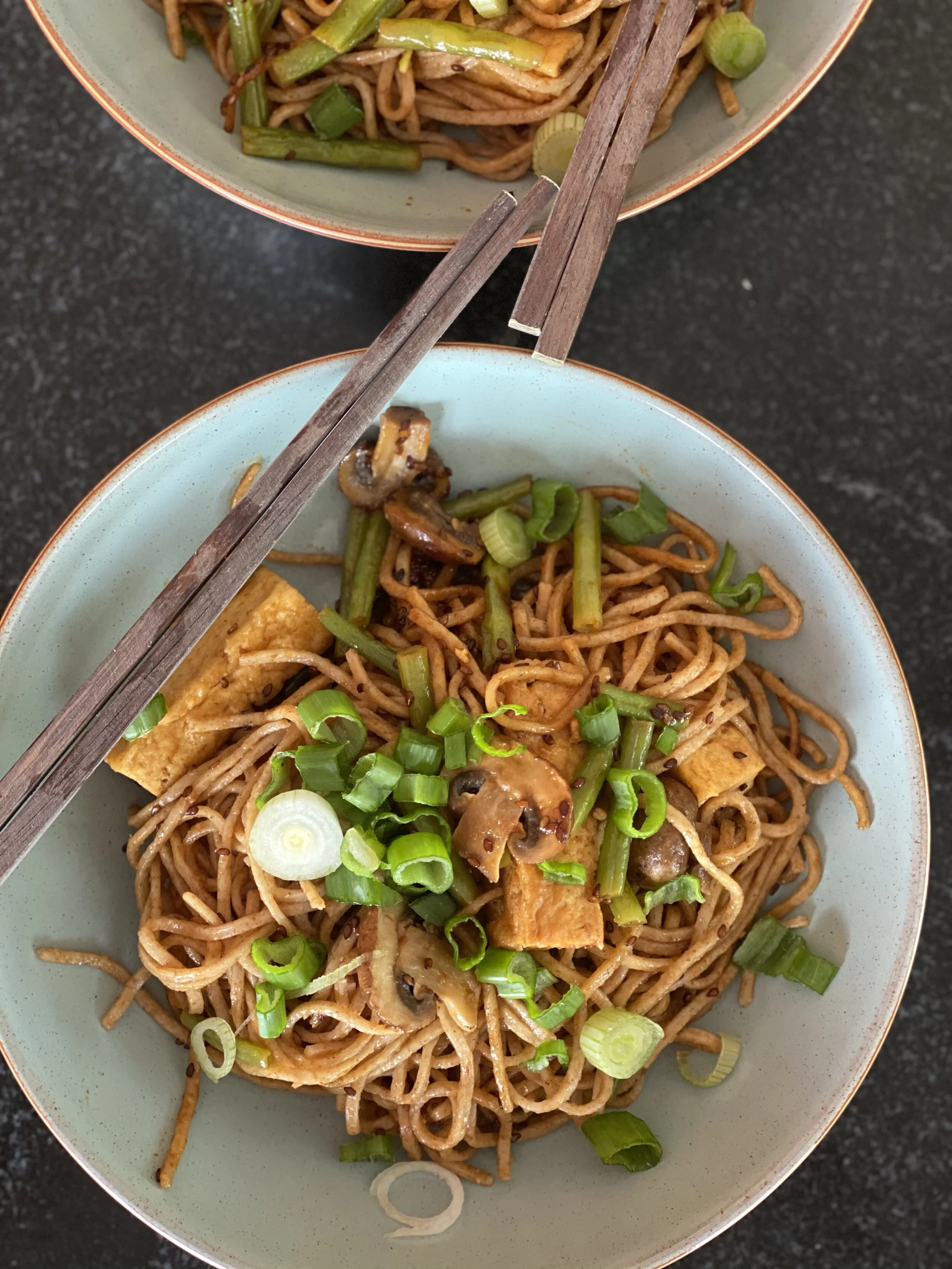 Recipe: Tofu noodles in a spicy honey-soy sauce