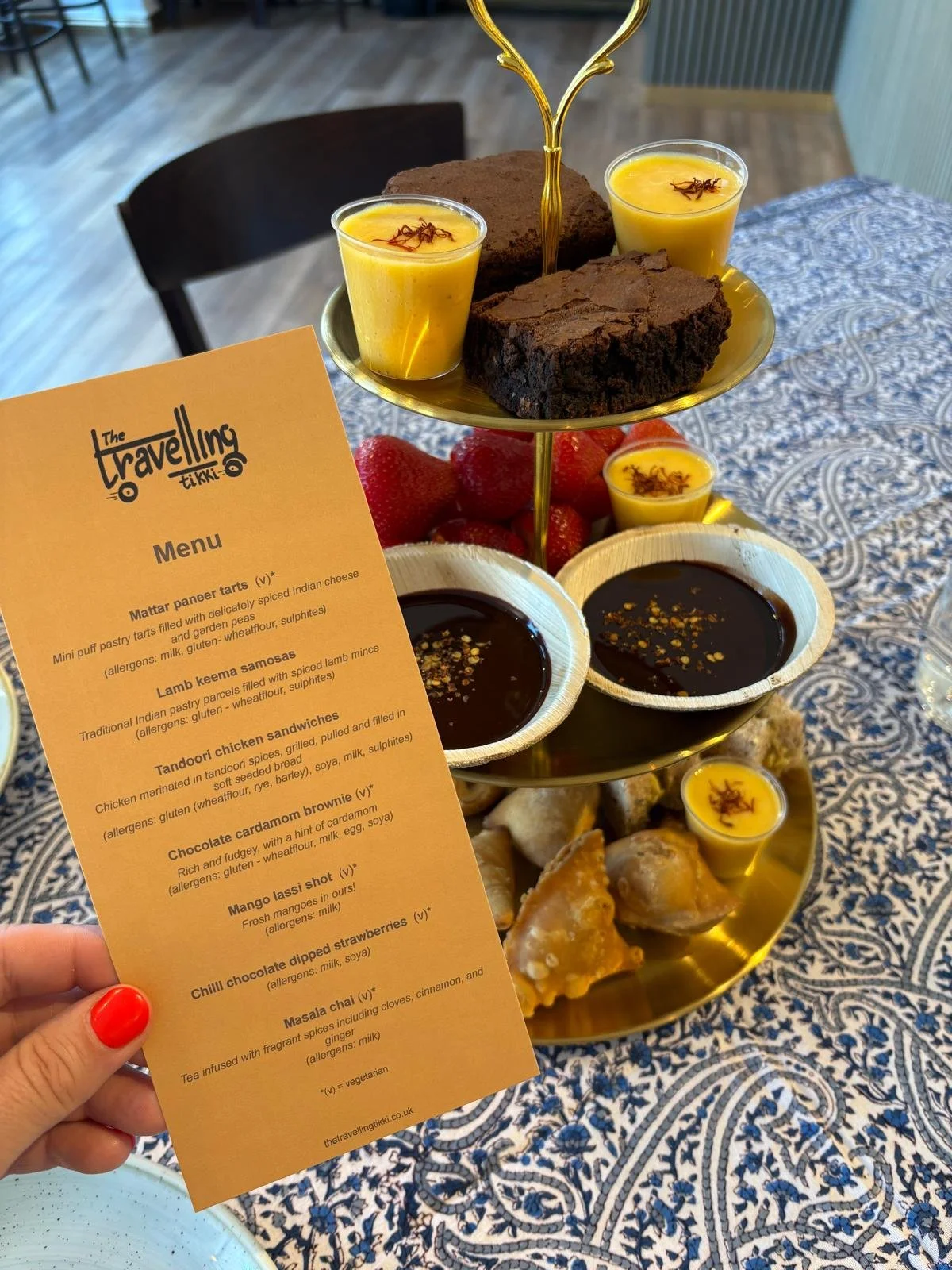 An Indian afternoon tea, Surrey
