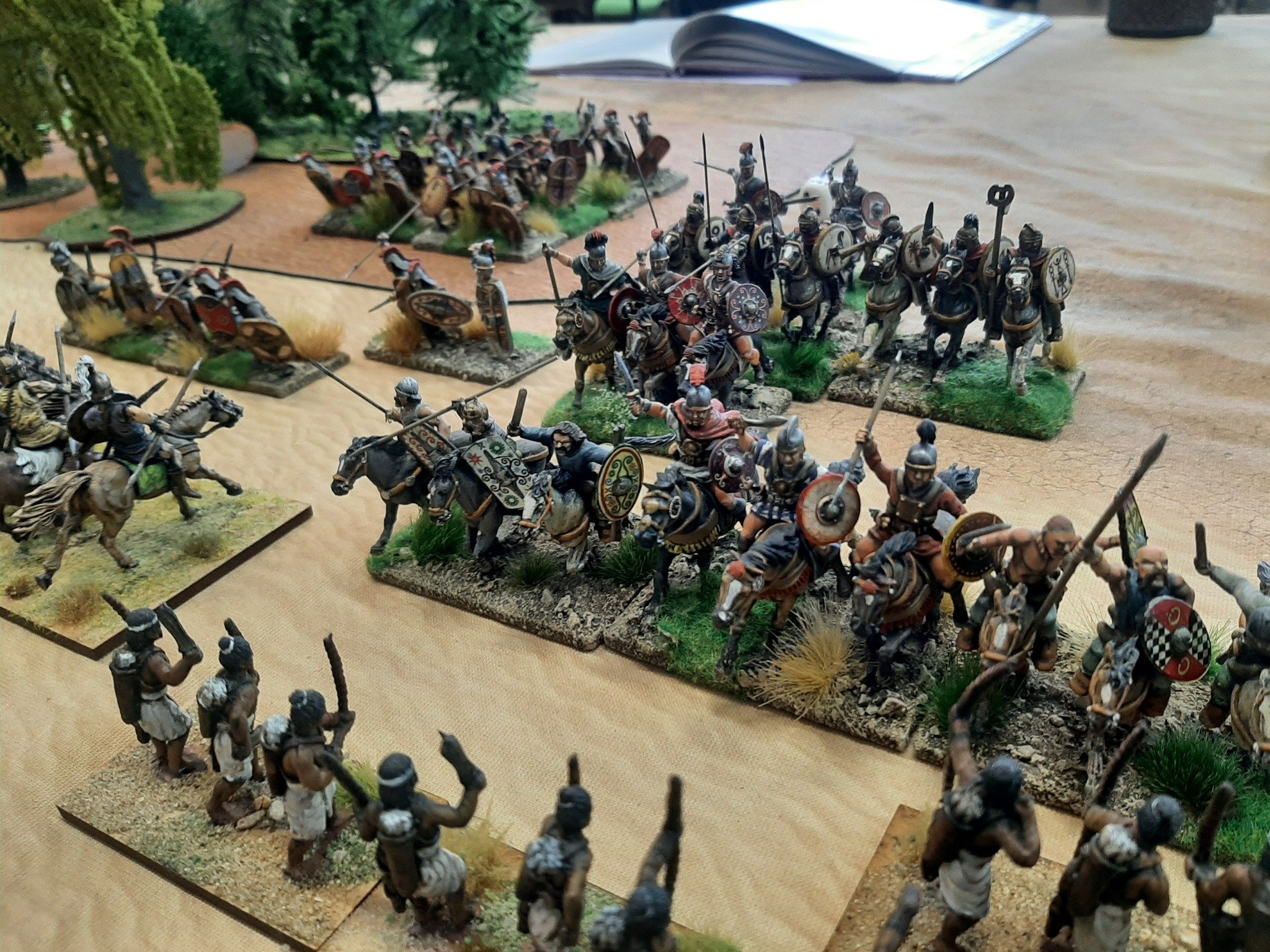  DBMM: Cavalry charge down some light infantry in north africa 