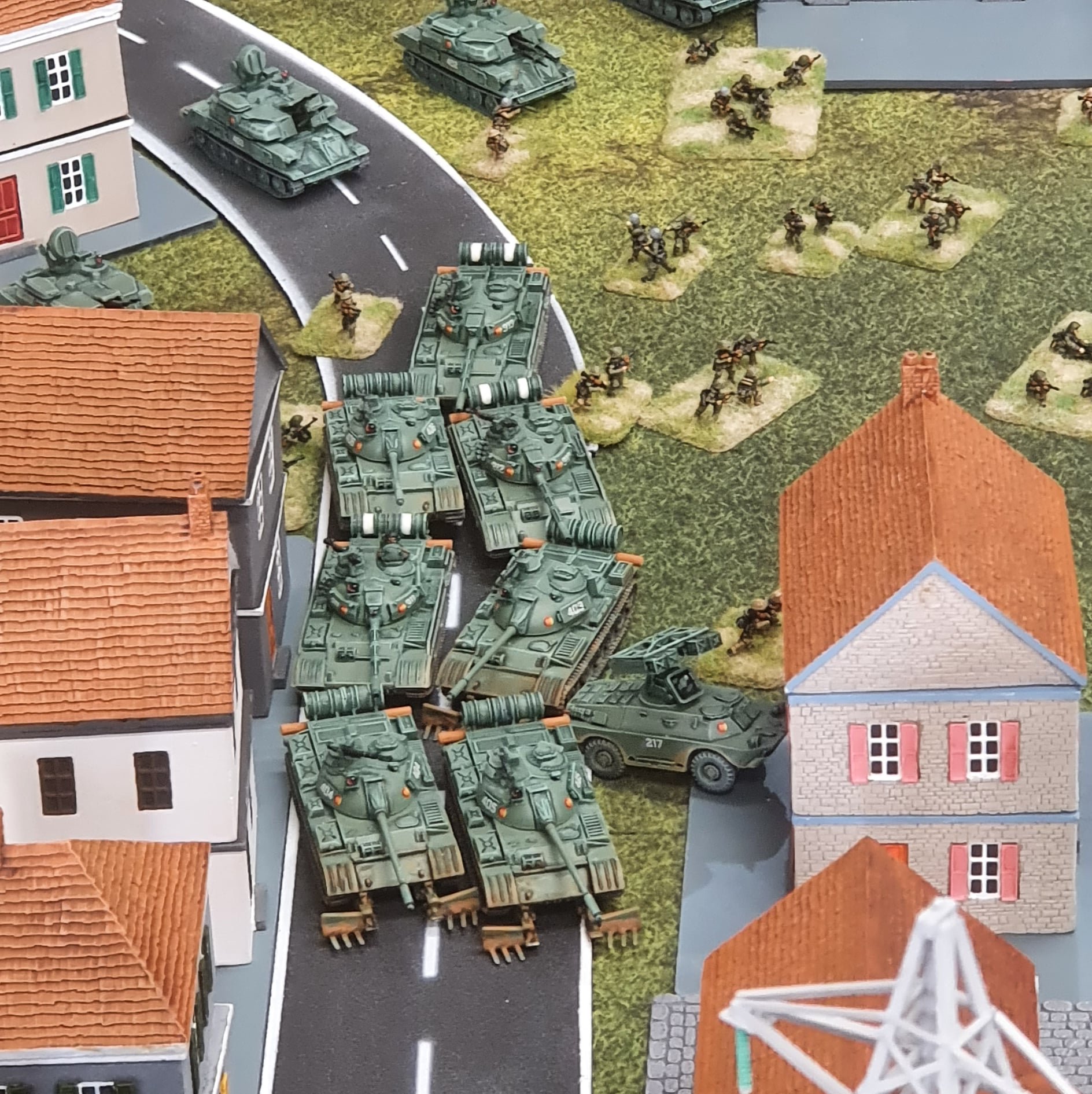  Team Yankee: A convoy of Russian tanks stalls on the way to Keiv… I mean East German tanks push toward the Fulda gap 