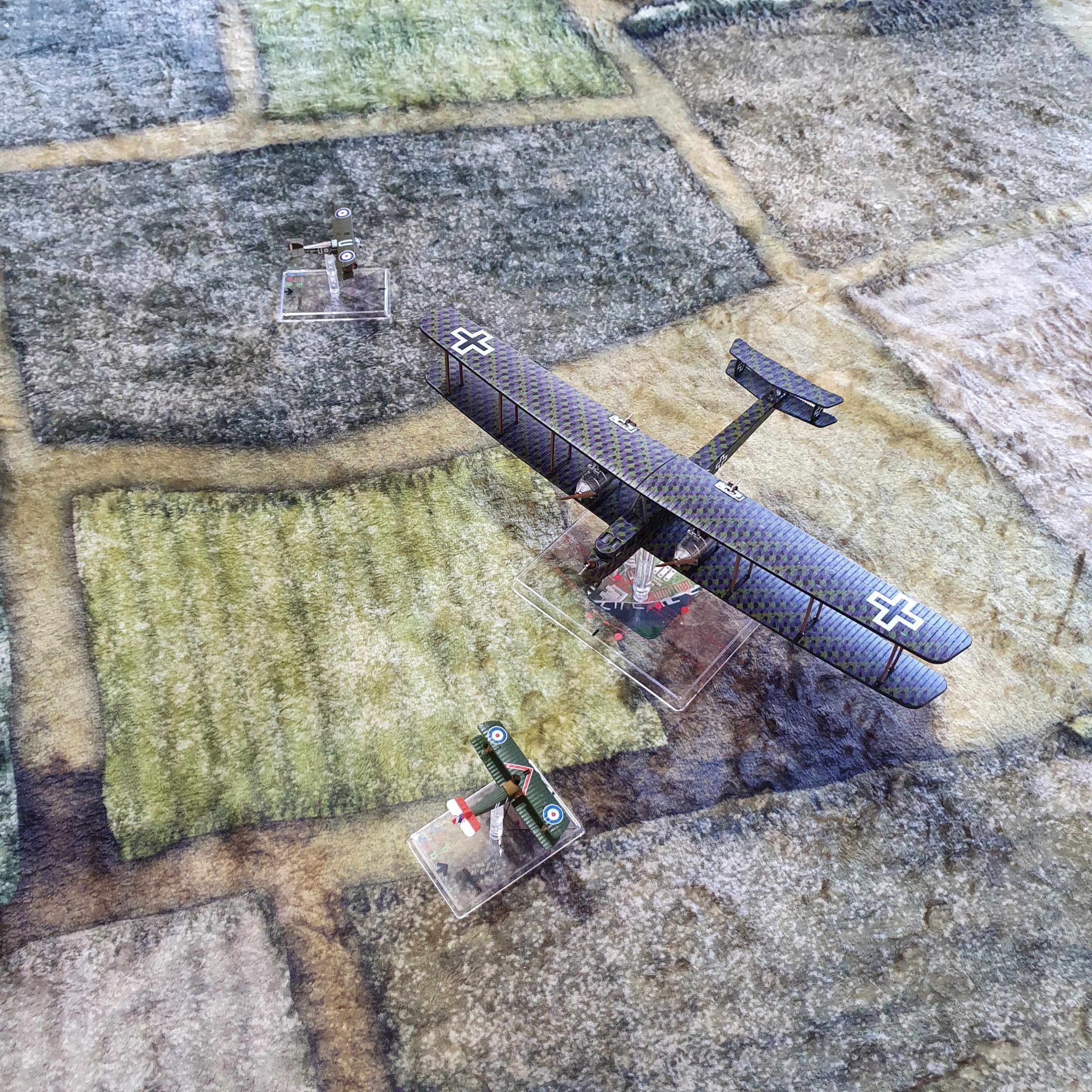  World War 1 Biplane action 
