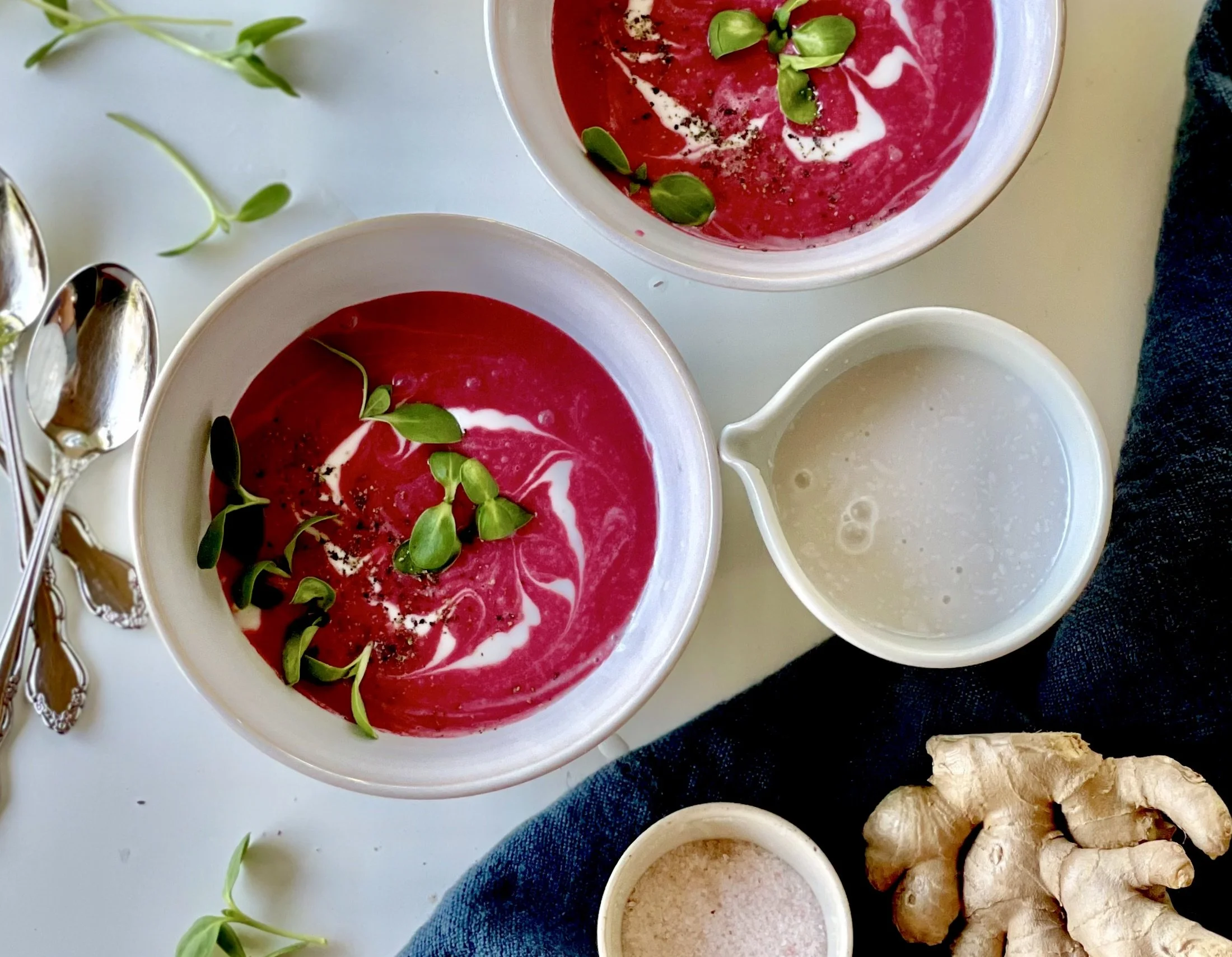 BEET GINGER COCONUT BISQUE