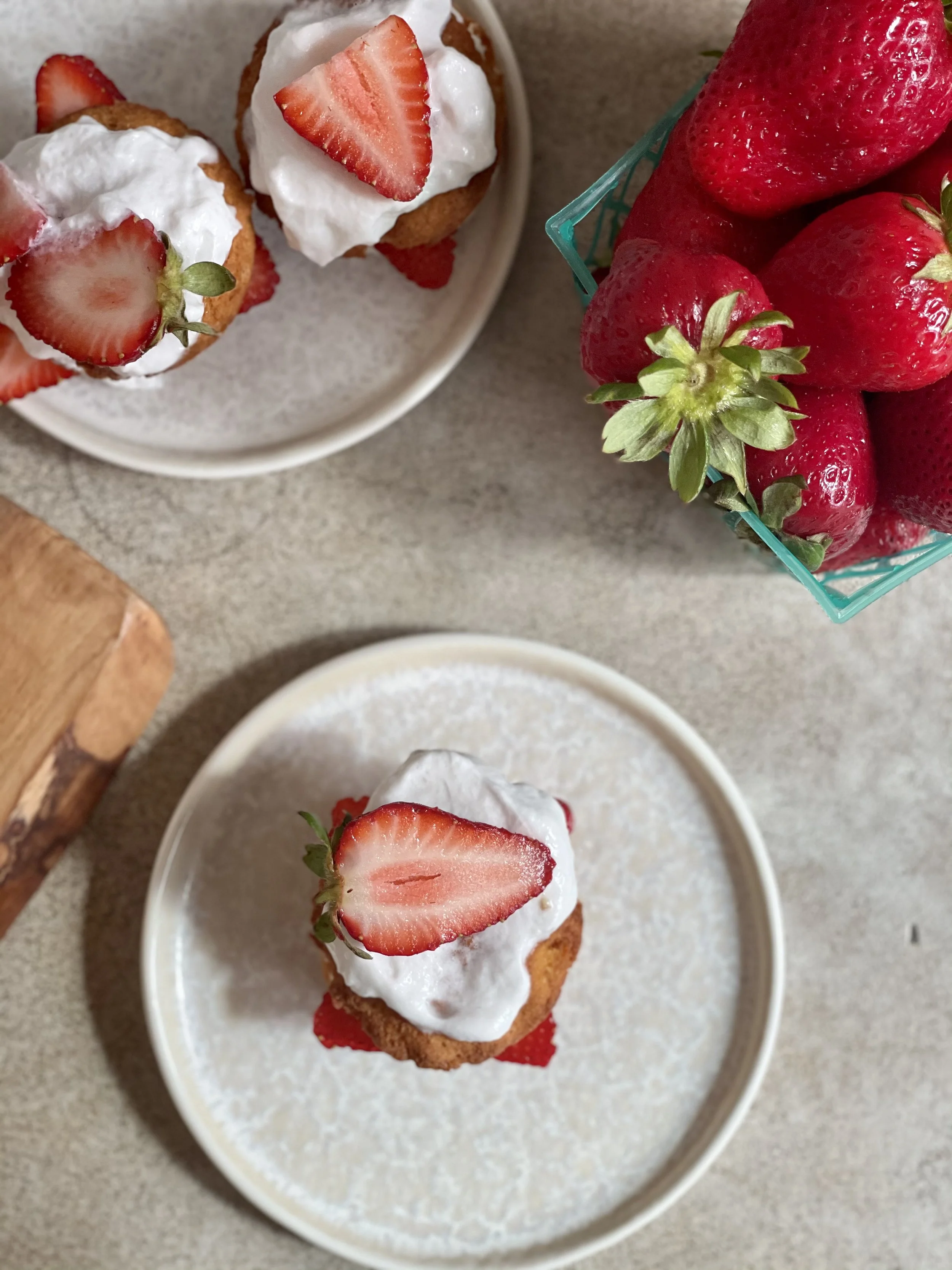 GRAIN-FREE STRAWBERRY COCONUT SHORTCAKES