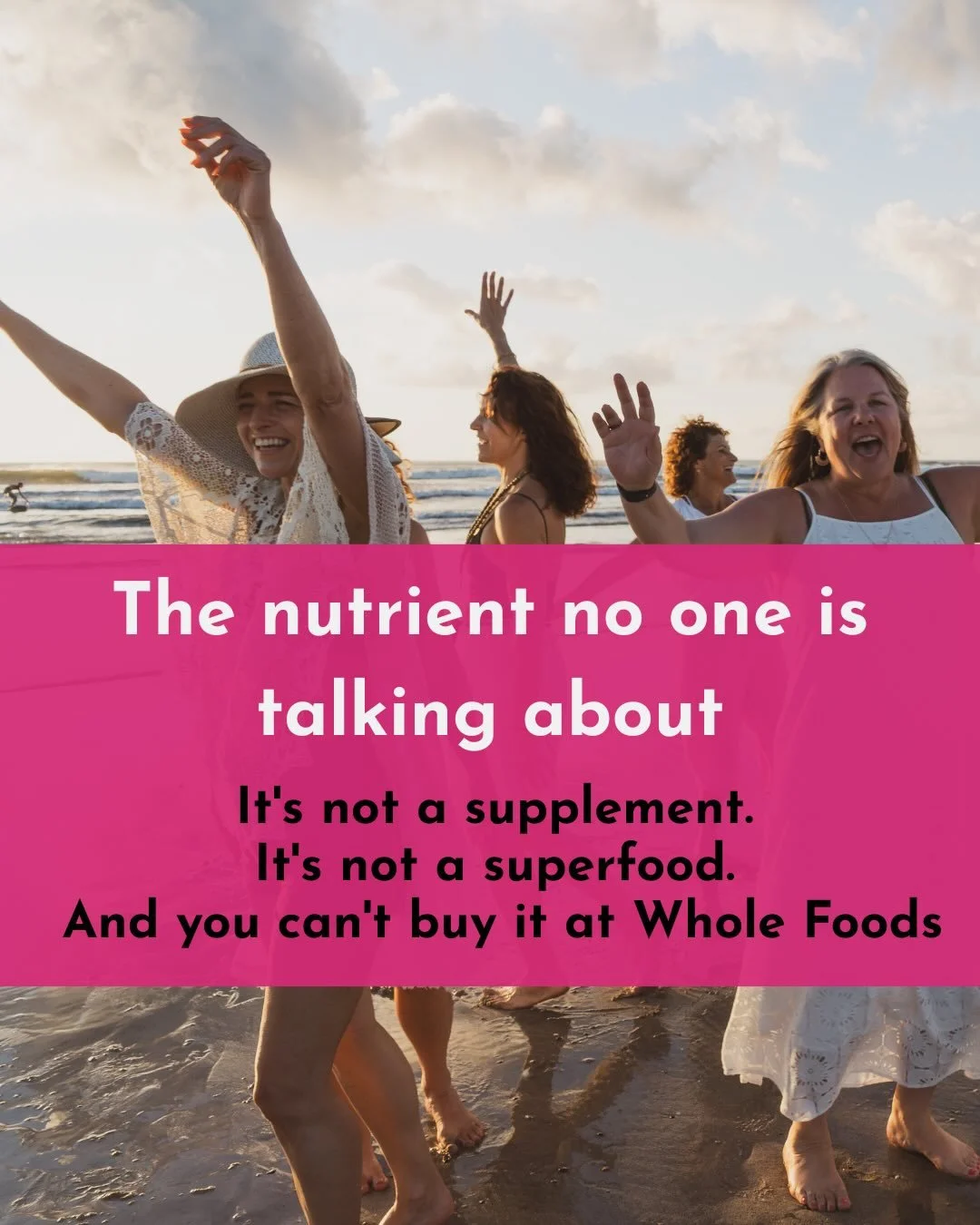 🫶🏽THE MISSING NUTRIENT

There&rsquo;s a nutrient your body needs every single day that never shows up on a blood panel.

It doesn&rsquo;t come in a capsule. 

It&rsquo;s not hiding in a green smoothie. 

And no amount of meal prepping can replace i