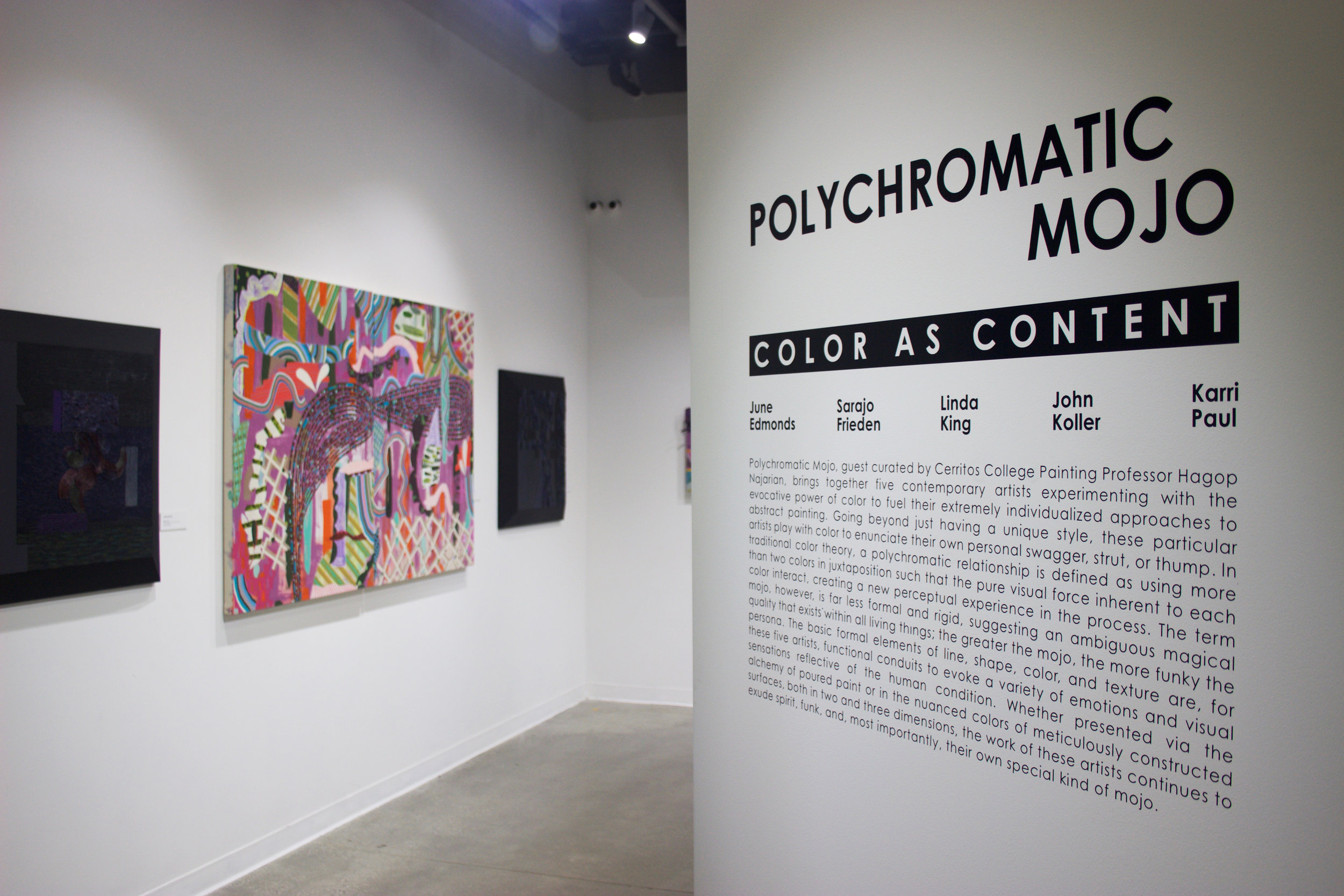 Polychromatic Mojo: Color as Content, Cerritos College Art Gallery