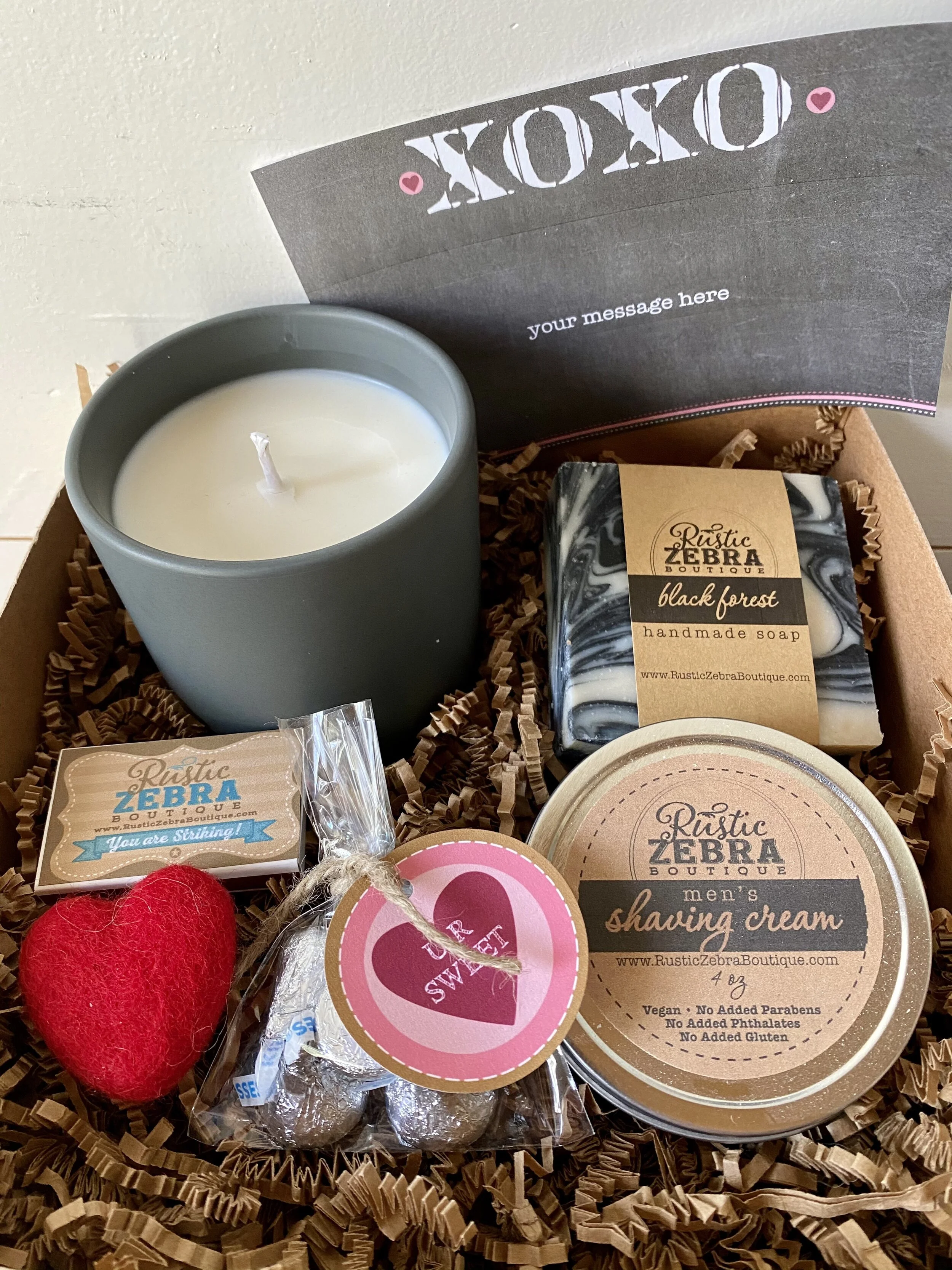 XOXO Manly Clean Shaven Medium Gift Box