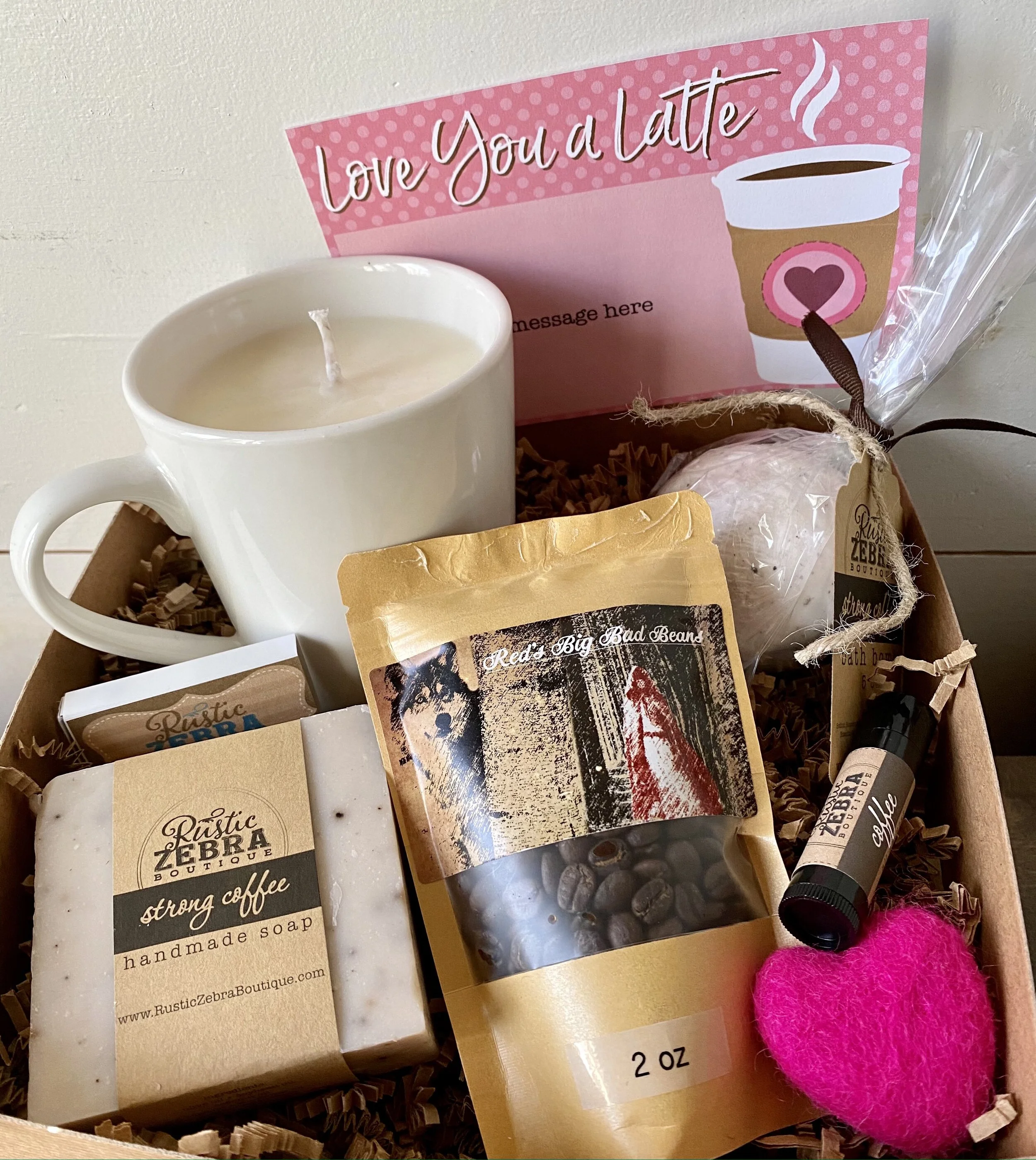 LOVE YOU A LATTE Medium GIFT BOX