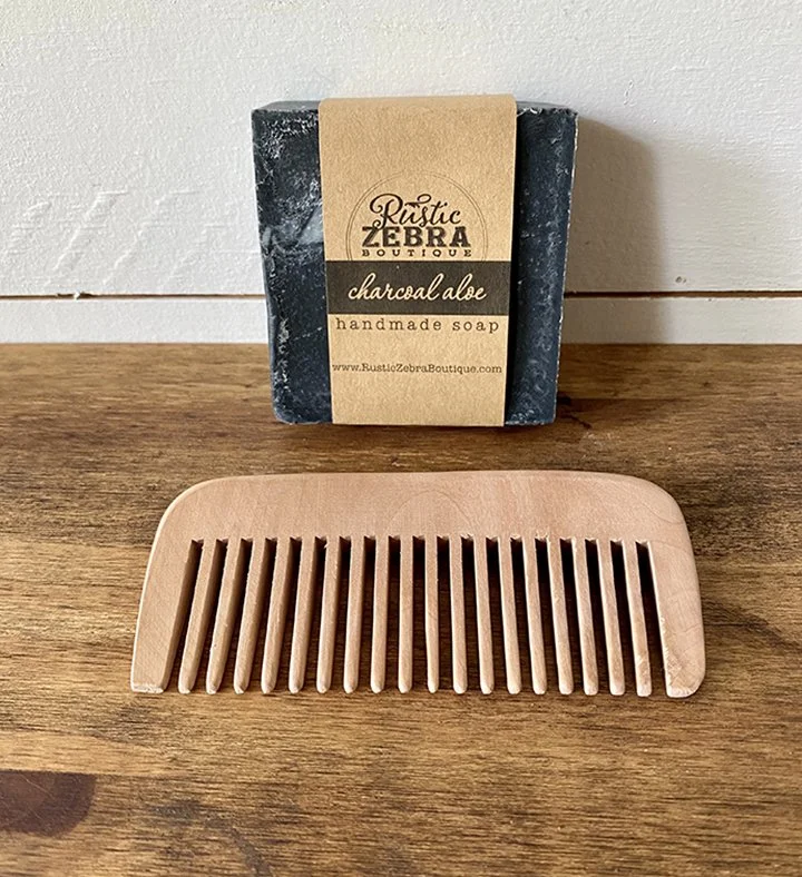 comb and charcoal soap.JPG