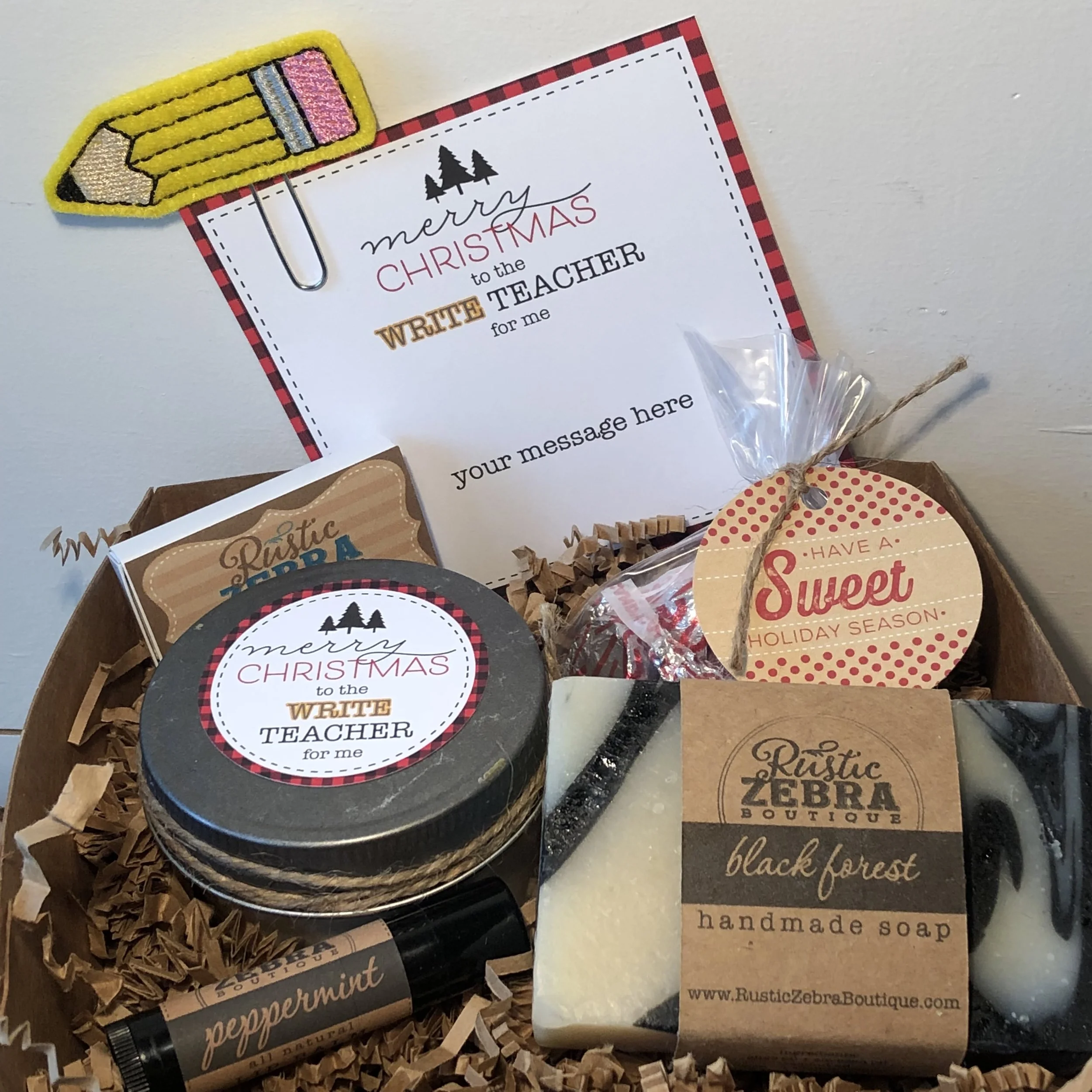 TEACHER - WRITE TEACHER Small Gift Box