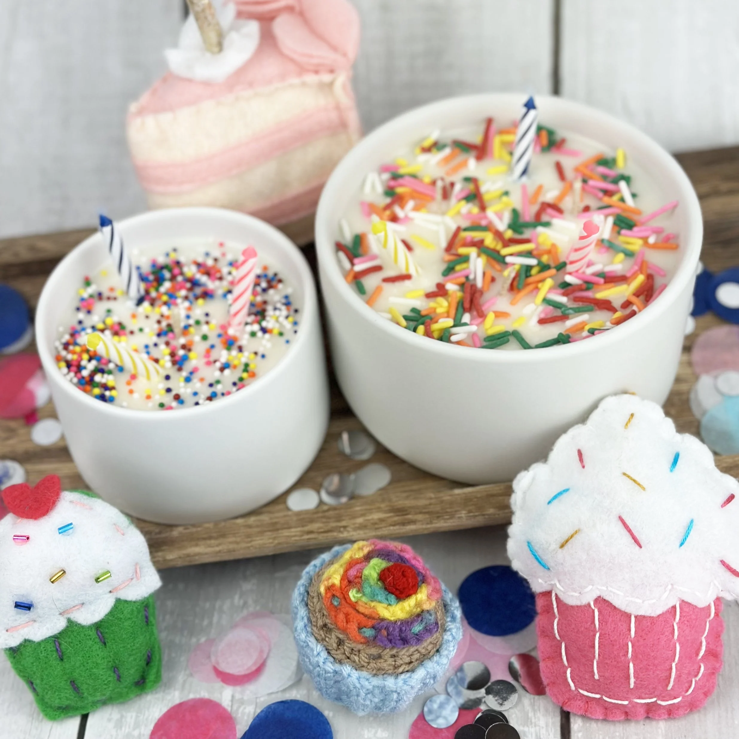 Birthday Sprinkle Soy Candles