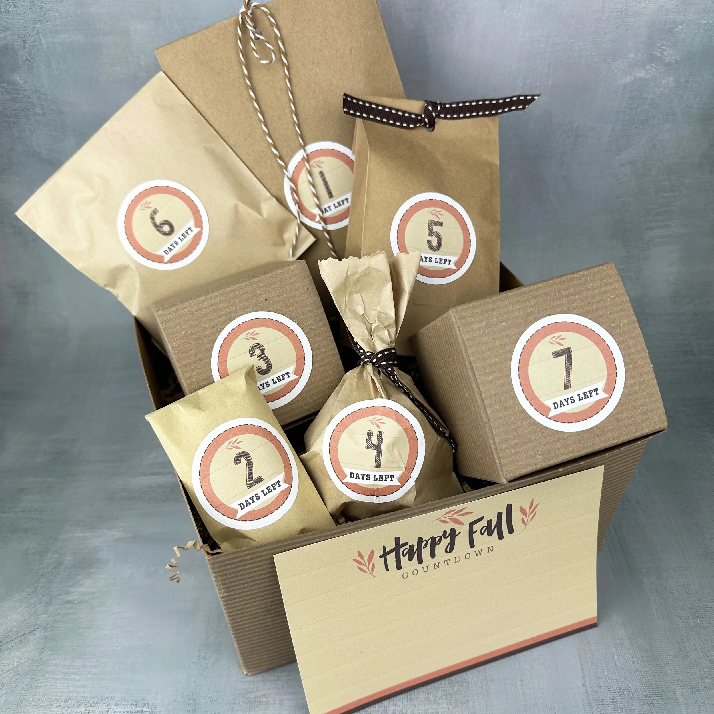 FALL Countdown Gift Box