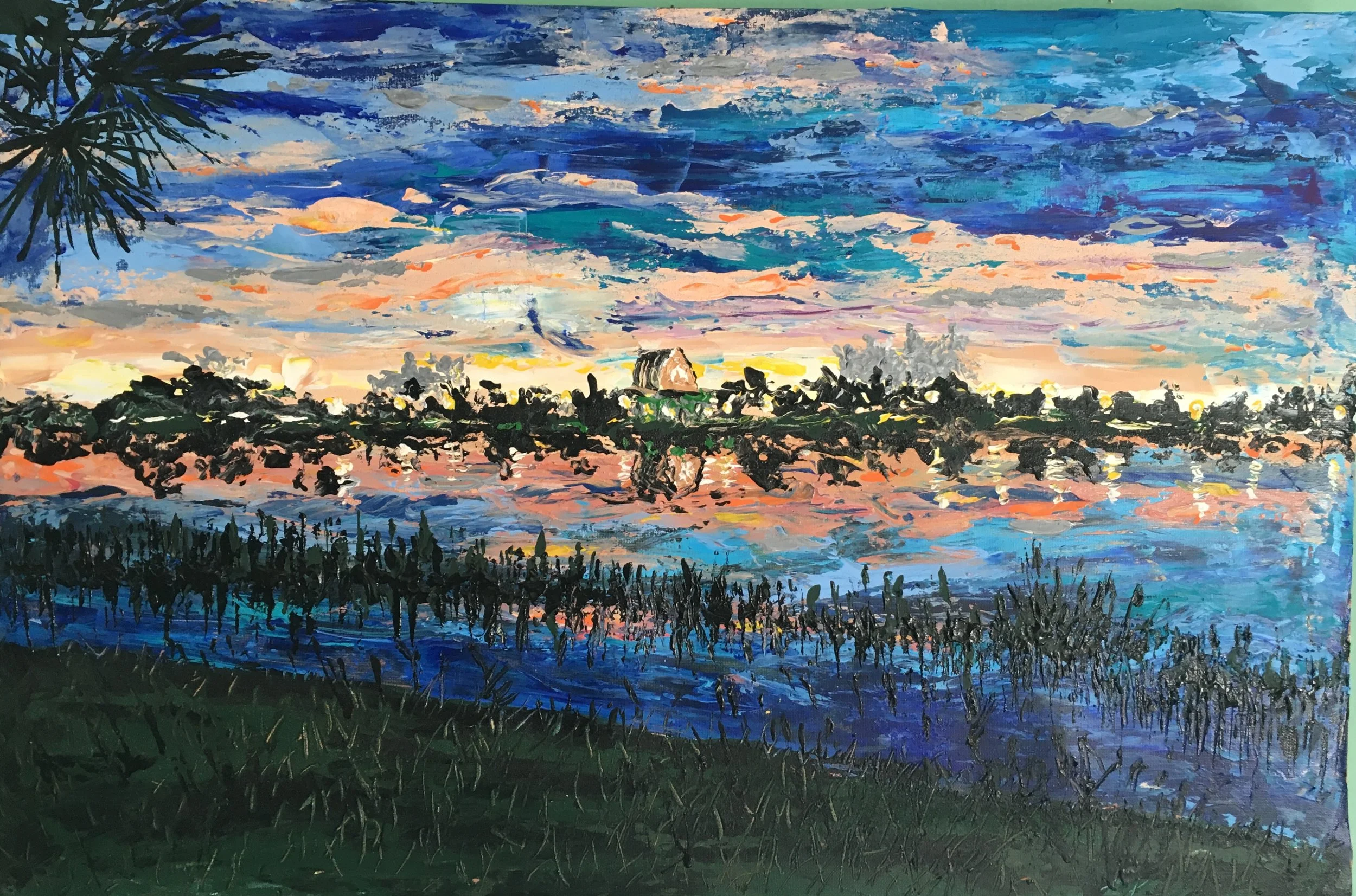 Evening Descends on Ave Maria, 16x24.jpg