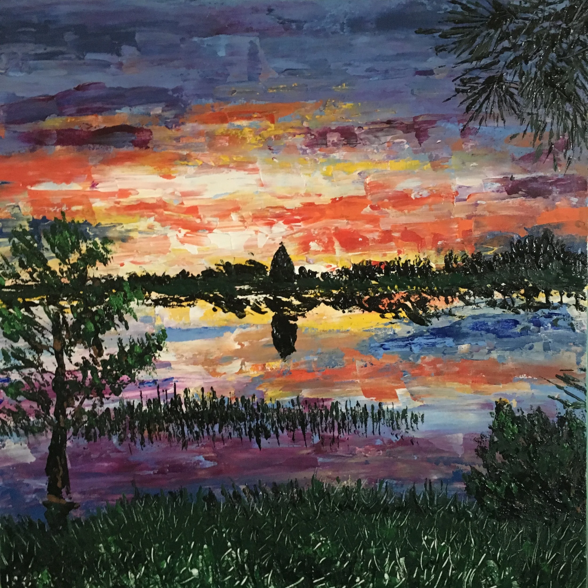 Ave Maria Sunset, 20x20.jpg