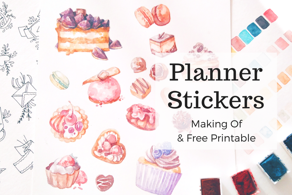 Download Making Of How I Create My Planner Stickers In Watercolor Evydraws