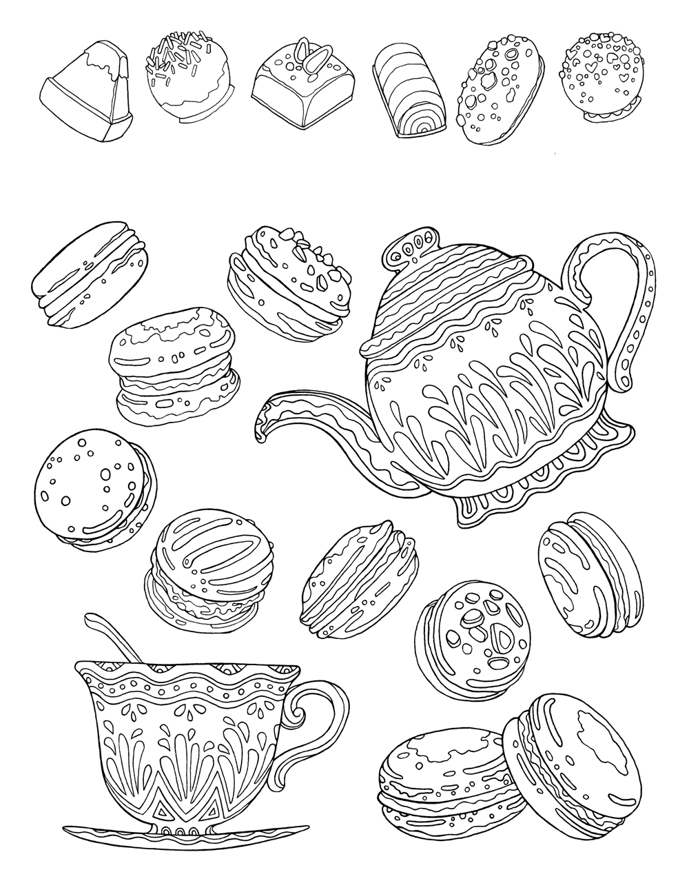 Stickers - Free Colouring Pages & Printables