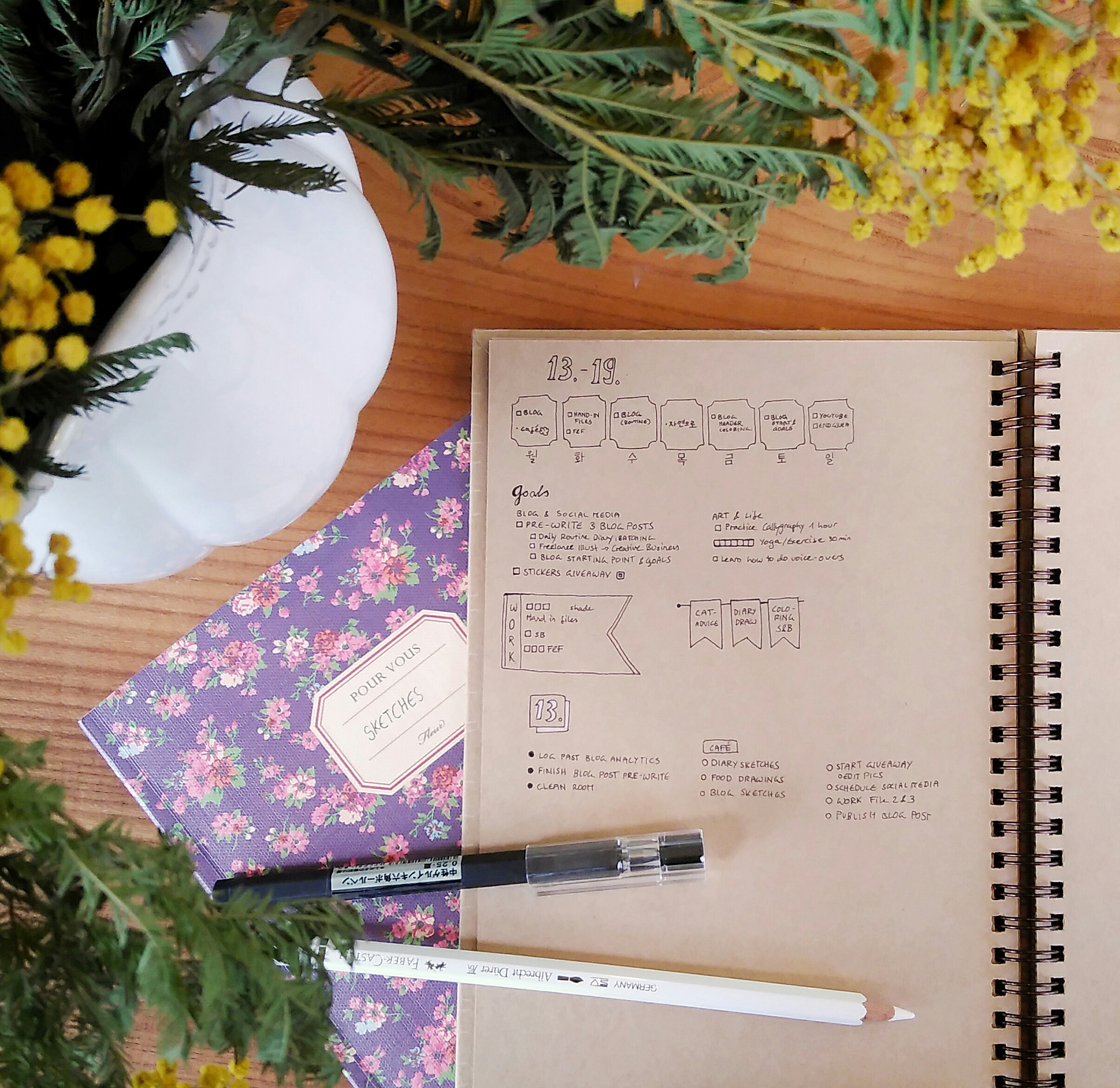 Planning in my Bullet Journal