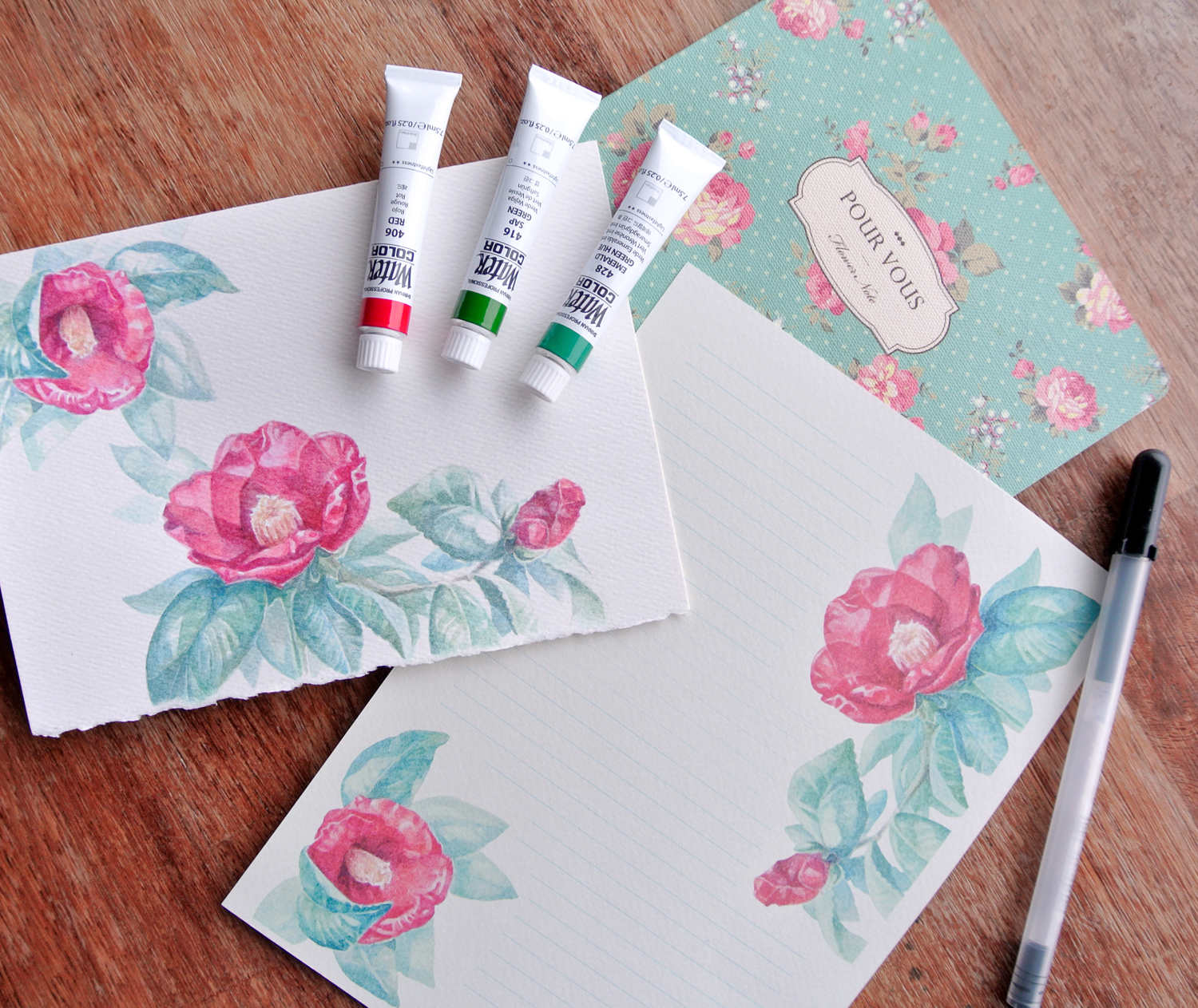 Writing Weekly Letters | Making My Own Letter Paper Printables — evydraws