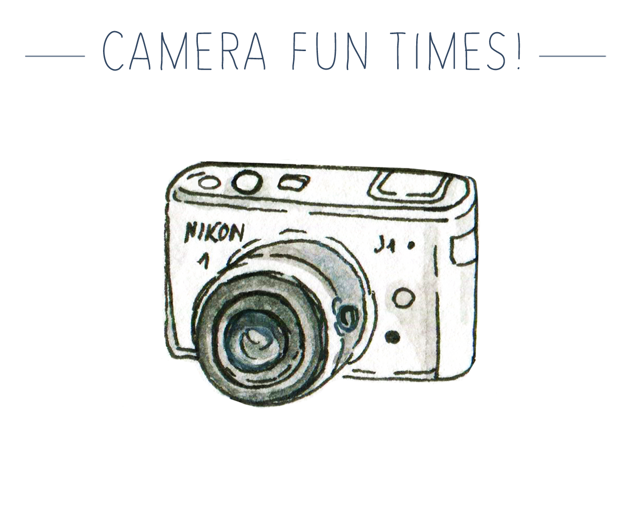 My old, trusted Nikon 1 J1 camera. I've had so much more fun with photography thanks to starting a blog! I experiment and take a lot more pictures, and hope to get into more travel blogging this summer, too. 