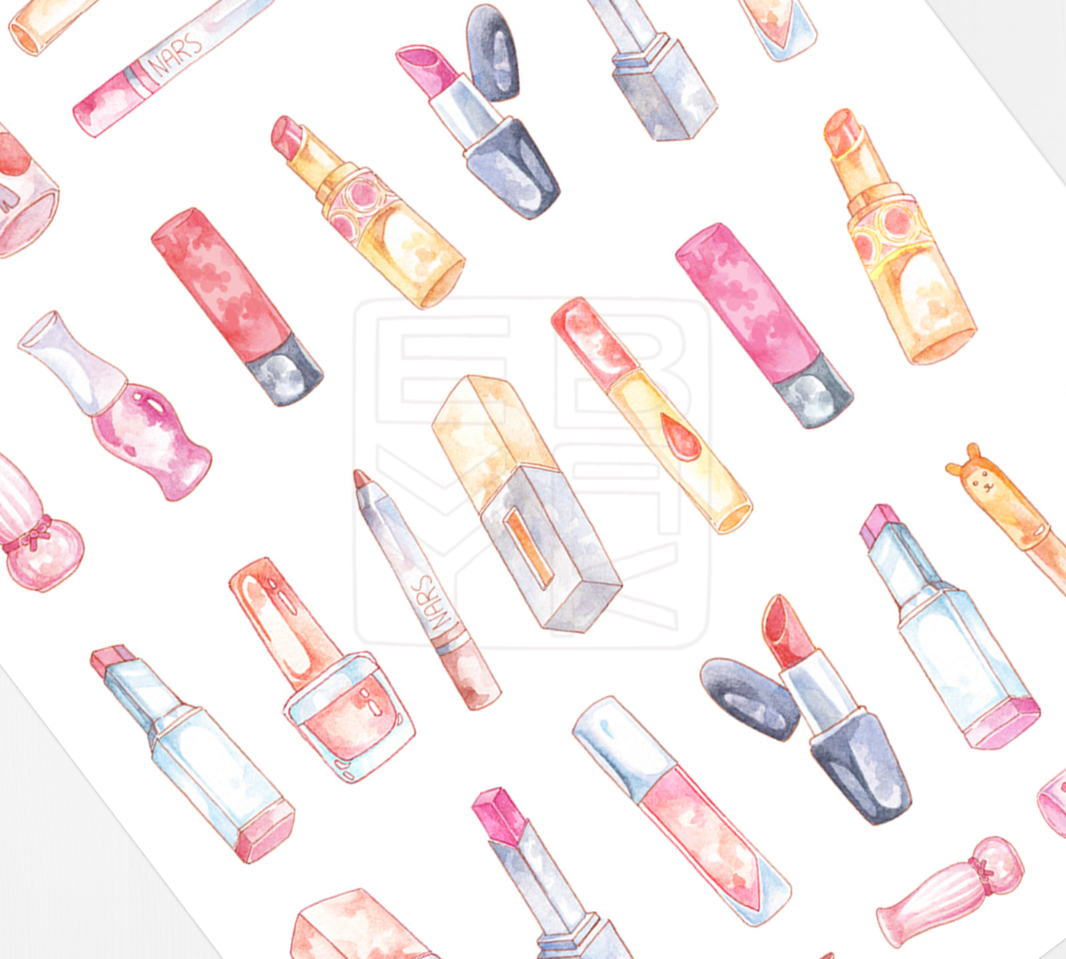 VDL's Cube lipstick is part of my lipstick sticker set - head here for the printable! 