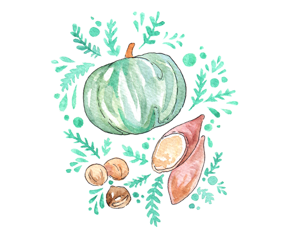 Korean fall foods: Sweet potatoes, roasted chestnuts, and sweet pumpkin. Delicious and healthy, these are some of my staple food during the colder seasons here in South Korea - and as a Vegan, I often buy the roasted chestnuts on markets as an alternative to other street foods.