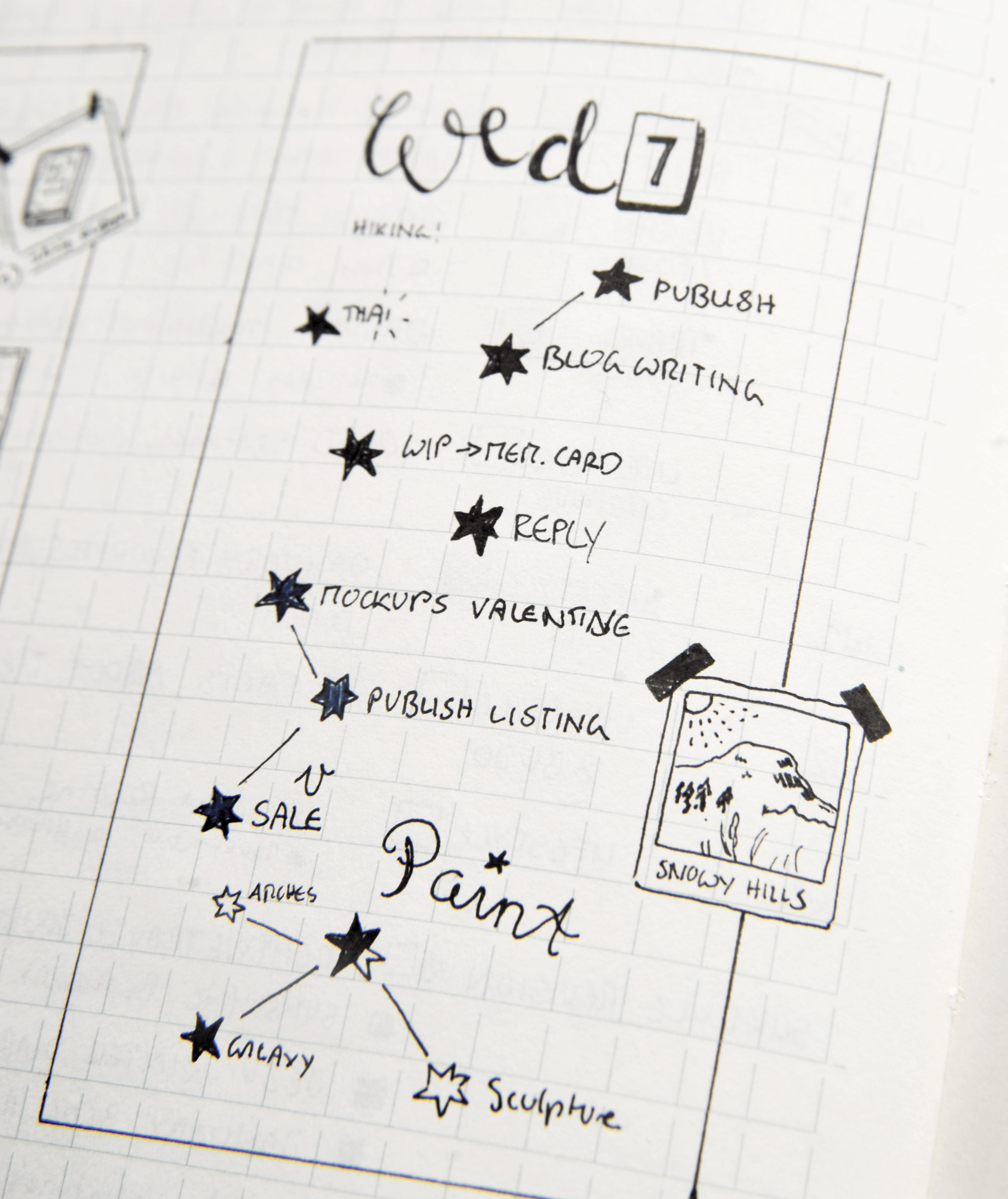 Bullet Journal Doodle Ideas! Drawing Sketchbook Ideas! Creative Simple  Ideas for Lettering and Diary 