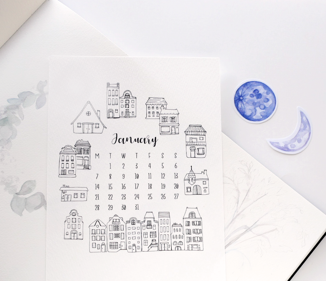 February 2019 Printable Bullet Journal Setup ⋆ The Petite Planner