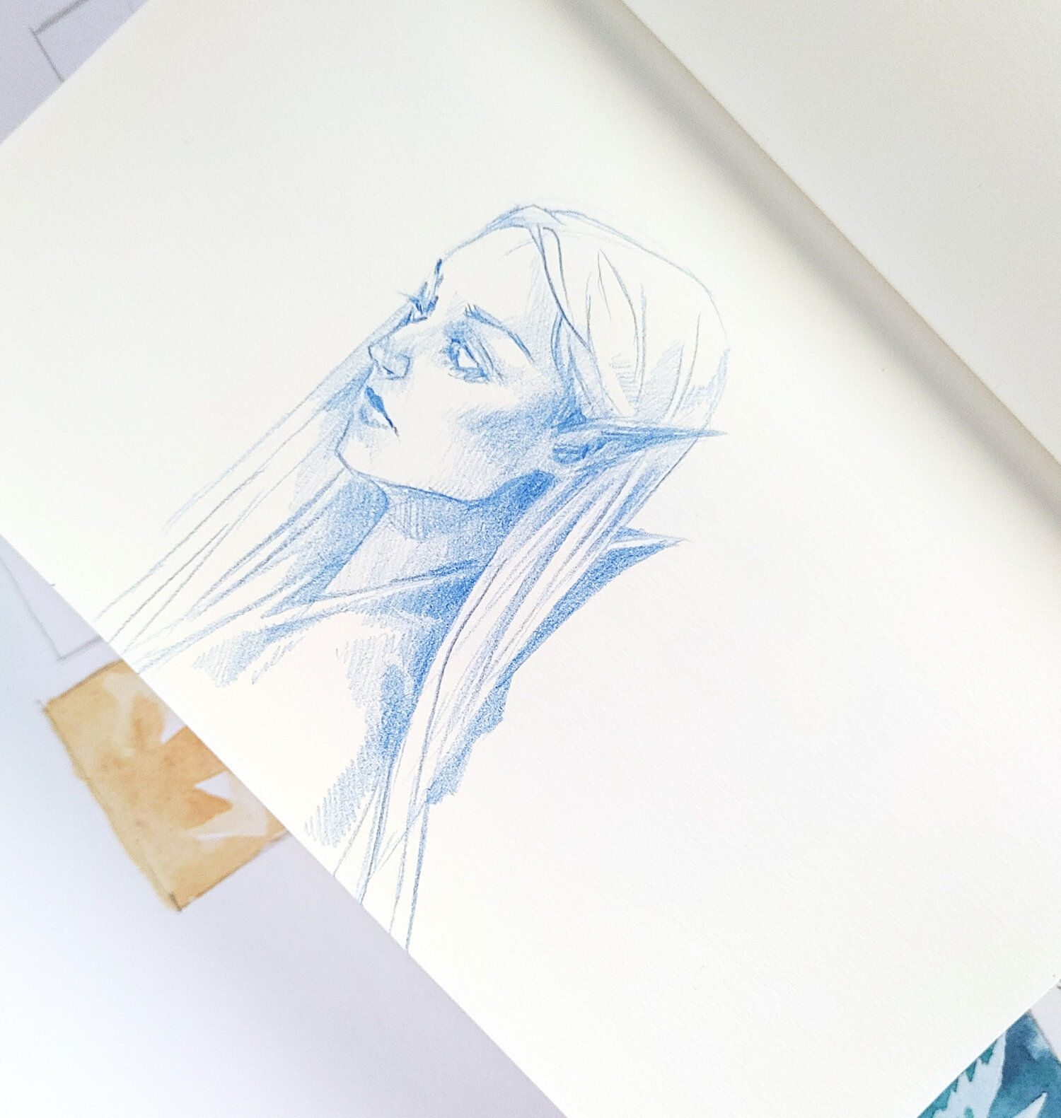 Sketchbook Warm-Up: Coloured Pencil Play 