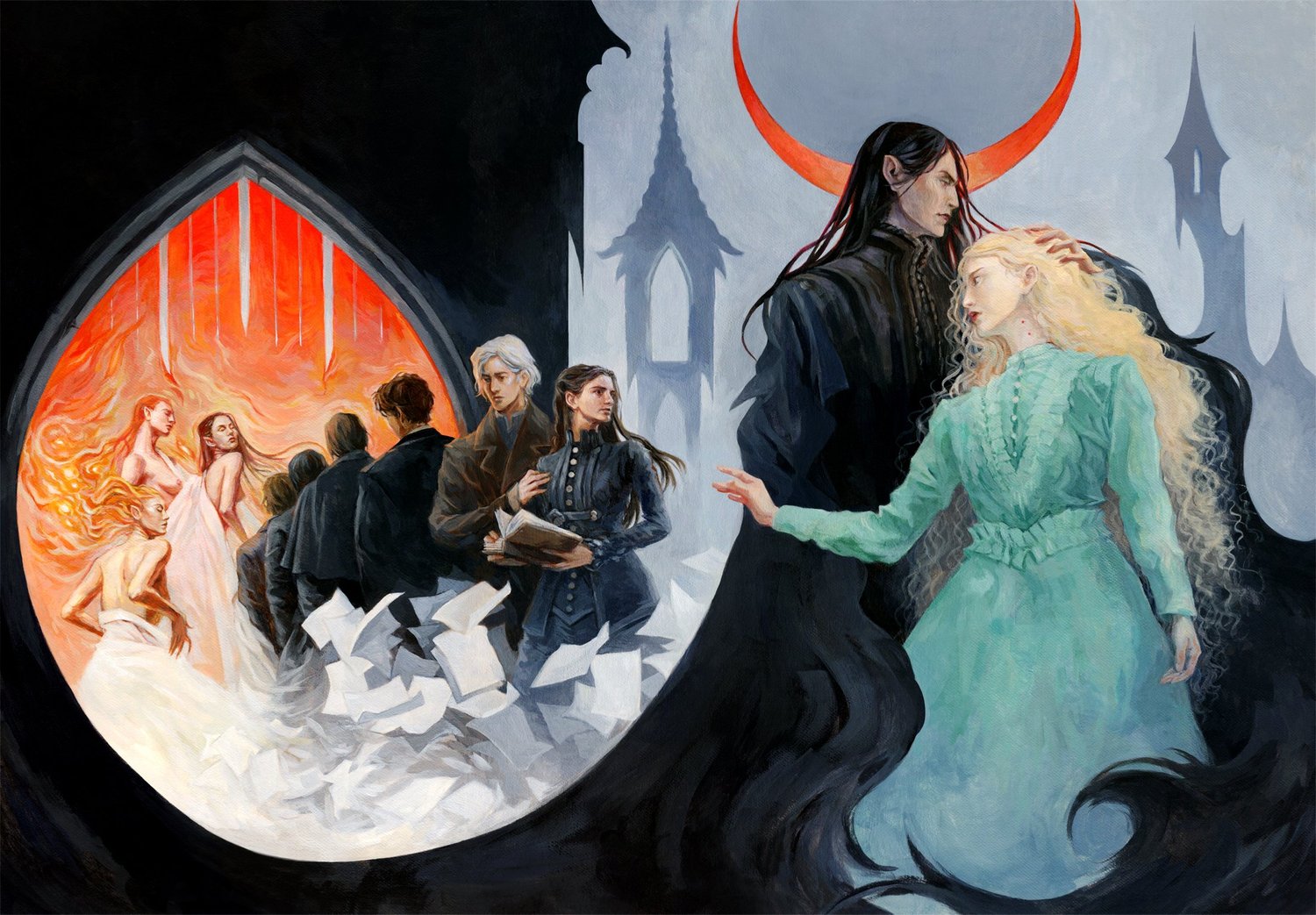 Dracula Art Zine - an illustrated zine by Evelyne Park to accompany ...