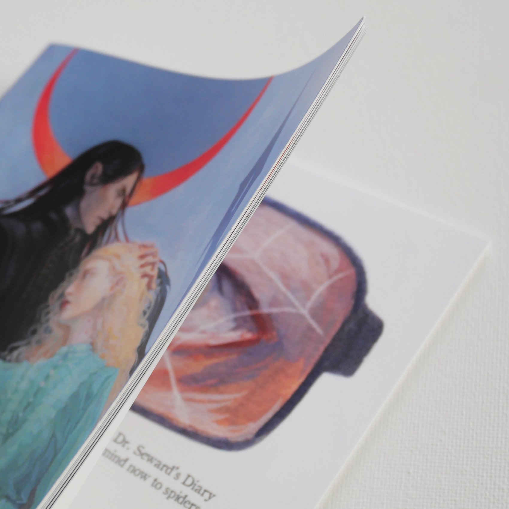 Dracula art zine, illustrations inspired by Bram Stoker's 