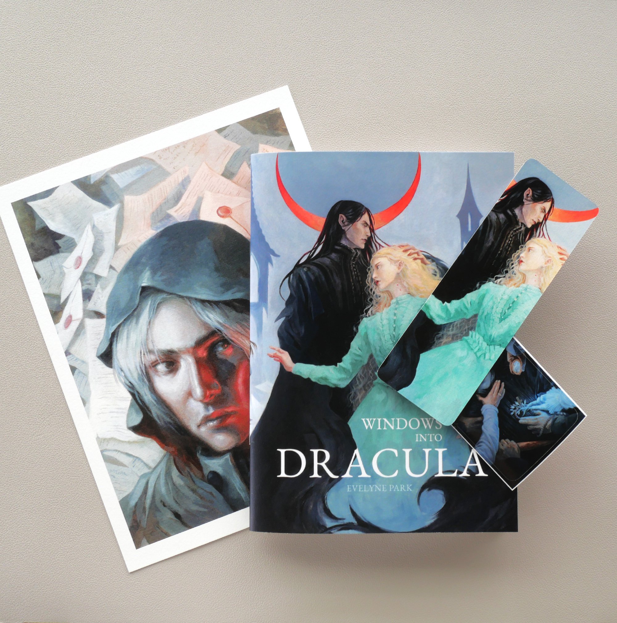 Dracula art zine, illustrations inspired by Bram Stoker's 