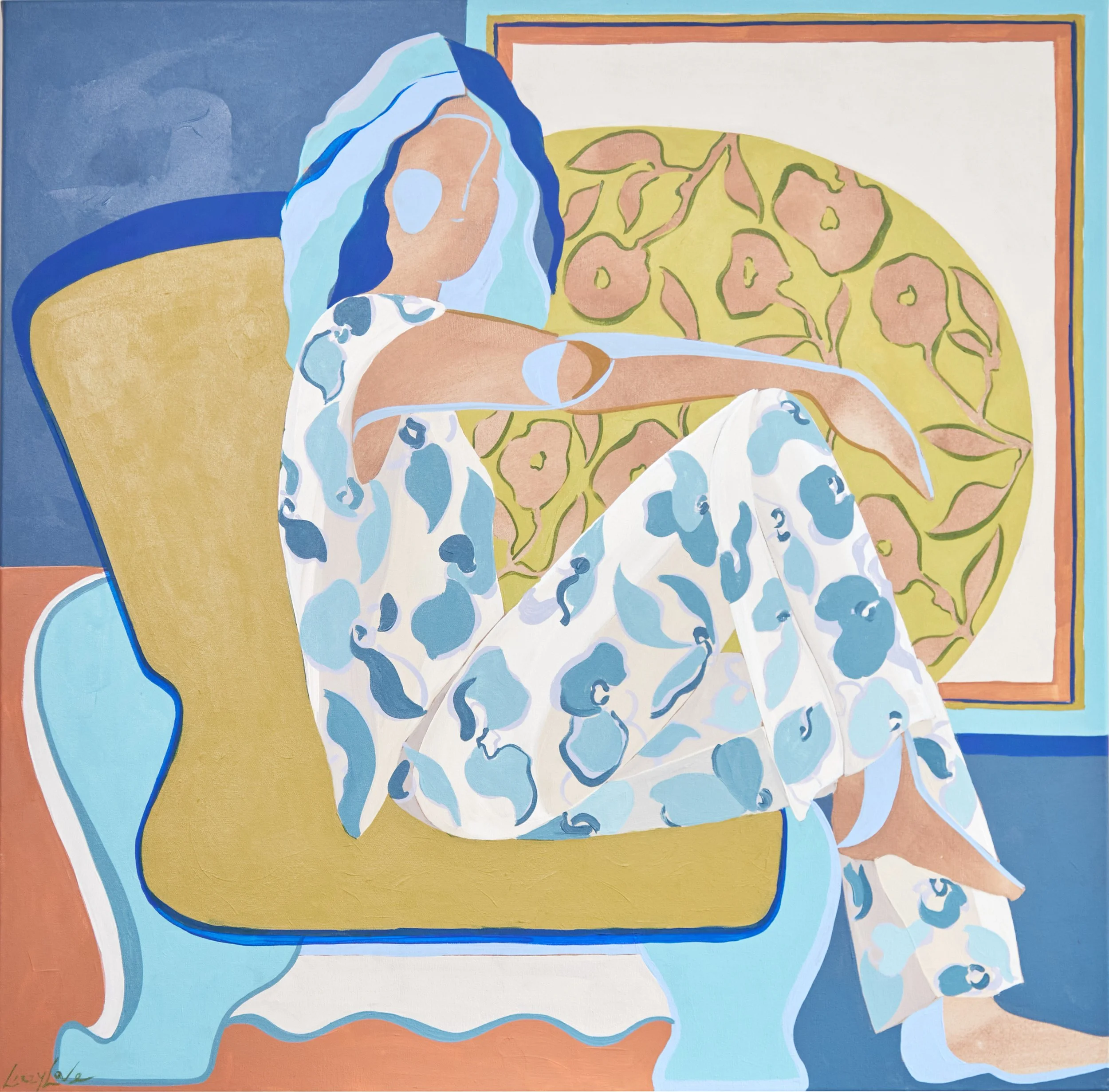 She Lets Things Go. 36x36, $2,500.jpg