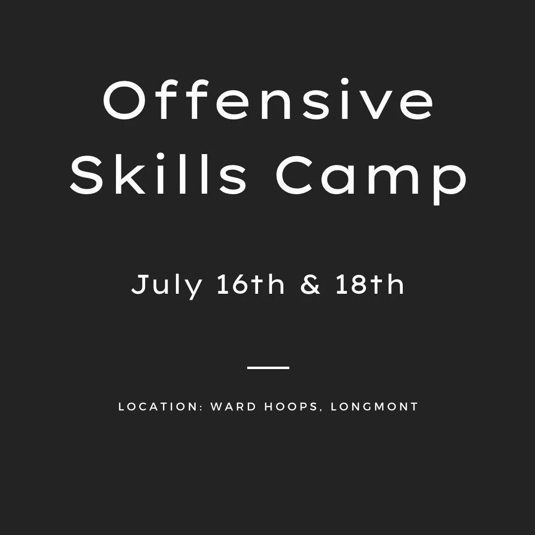 Offensive Skills Camp 6th 8th Grade COED From 5 00 6 30pm July 16th 