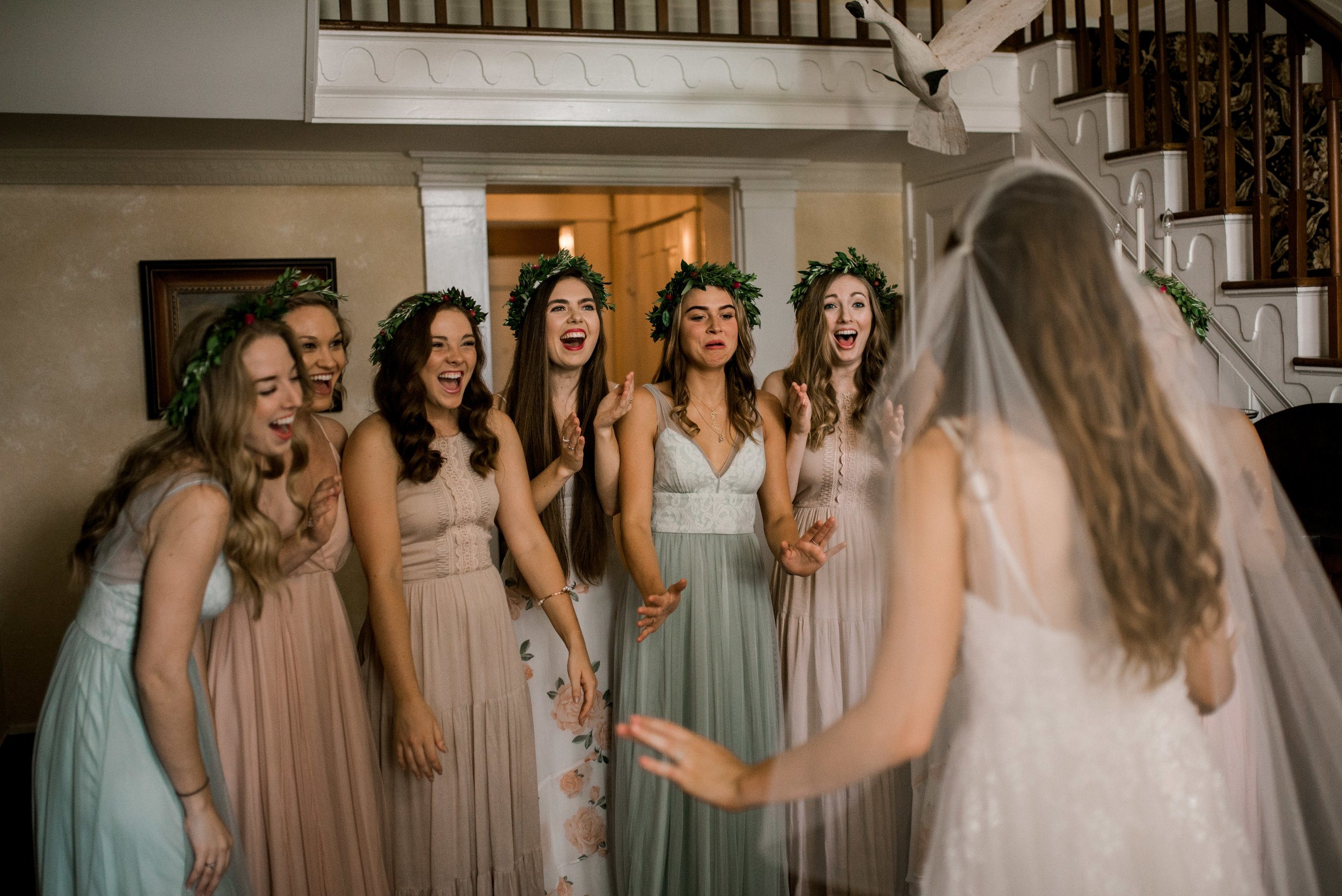 bridesmaids-first-look-lexington-ky-wedding-photographer