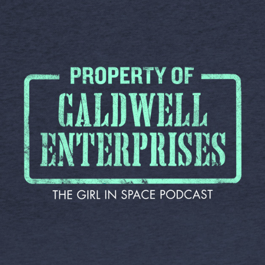 Property of Caldwell Enterprises - aqua ink