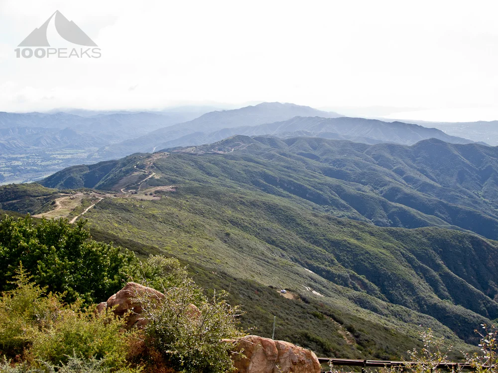Santa Ynez Peak and Broadcast Peak - Peaks# 5 and 6 - A cold and windy road to the towers