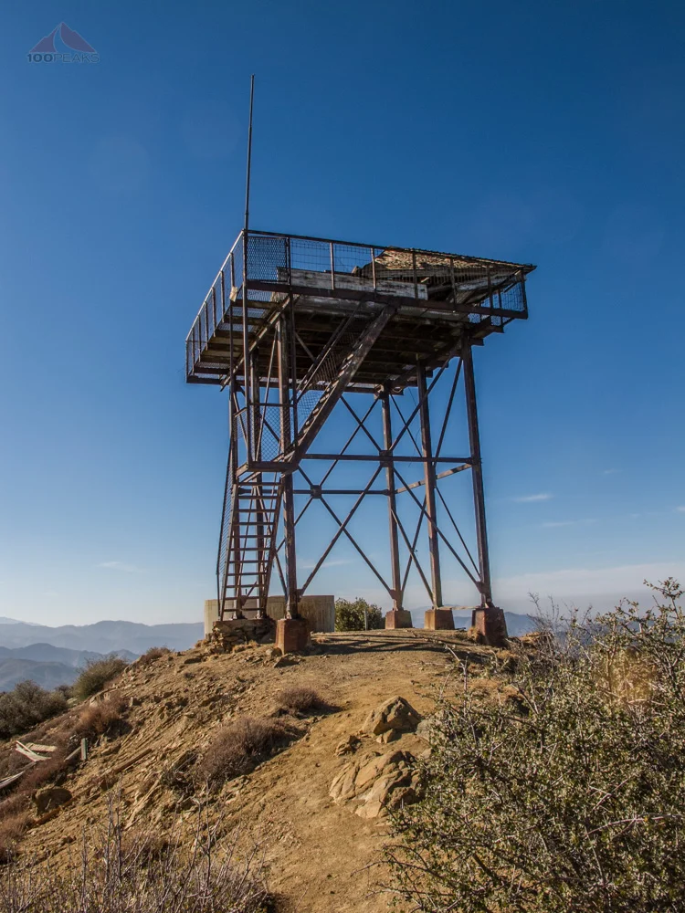 Fox Mountain and Cuyama Peak Lookout Tower - Peaks 25 and 26 - Back on the trail