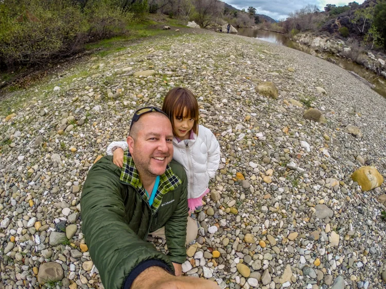 Hiking along the Santa Ynez River after the rain