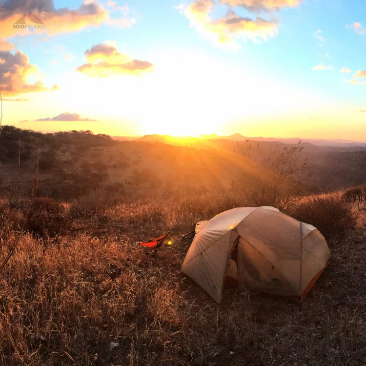 Cemetery Hill - SD Peak #69 - A Short Backpacking Trip Bathed in Sunset Light