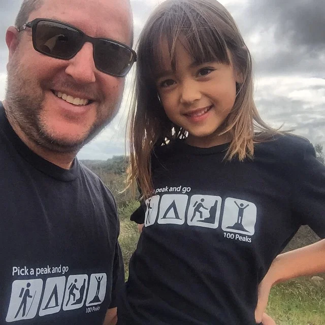 Peak a Peak and Go - 100 Peaks Youth T-Shirt now available on Adayak