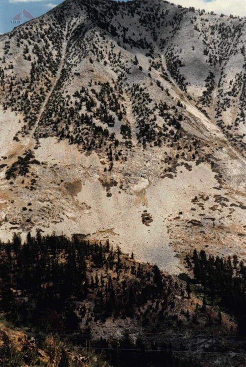 Looking across from (not) Coyote Pass
