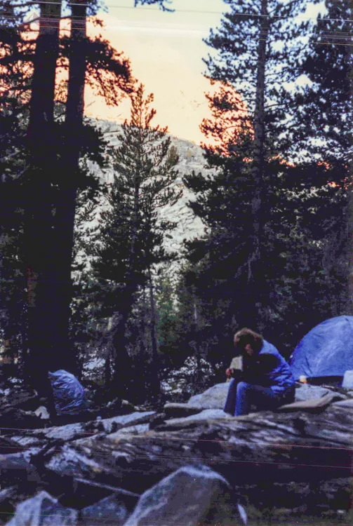 Upper Alpine Creek camp site