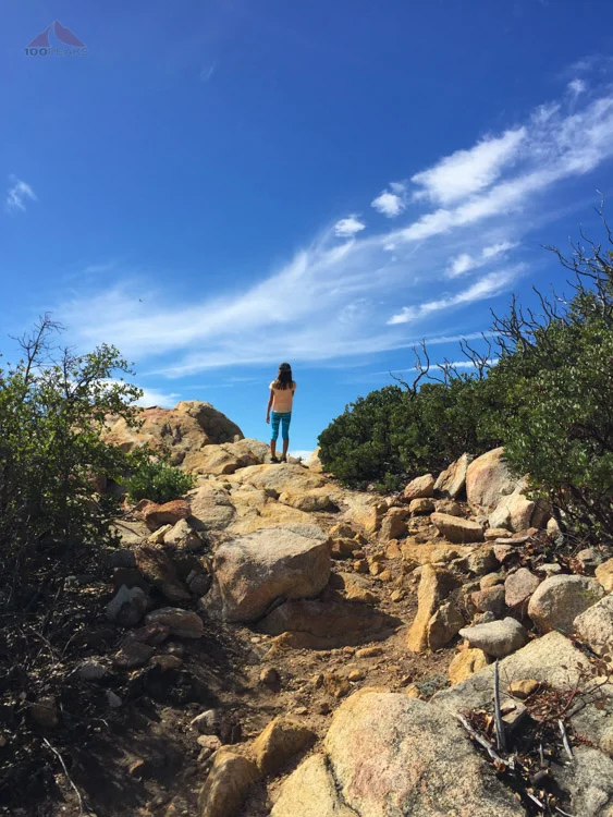 Almost to the top of Oakzanita Peak
